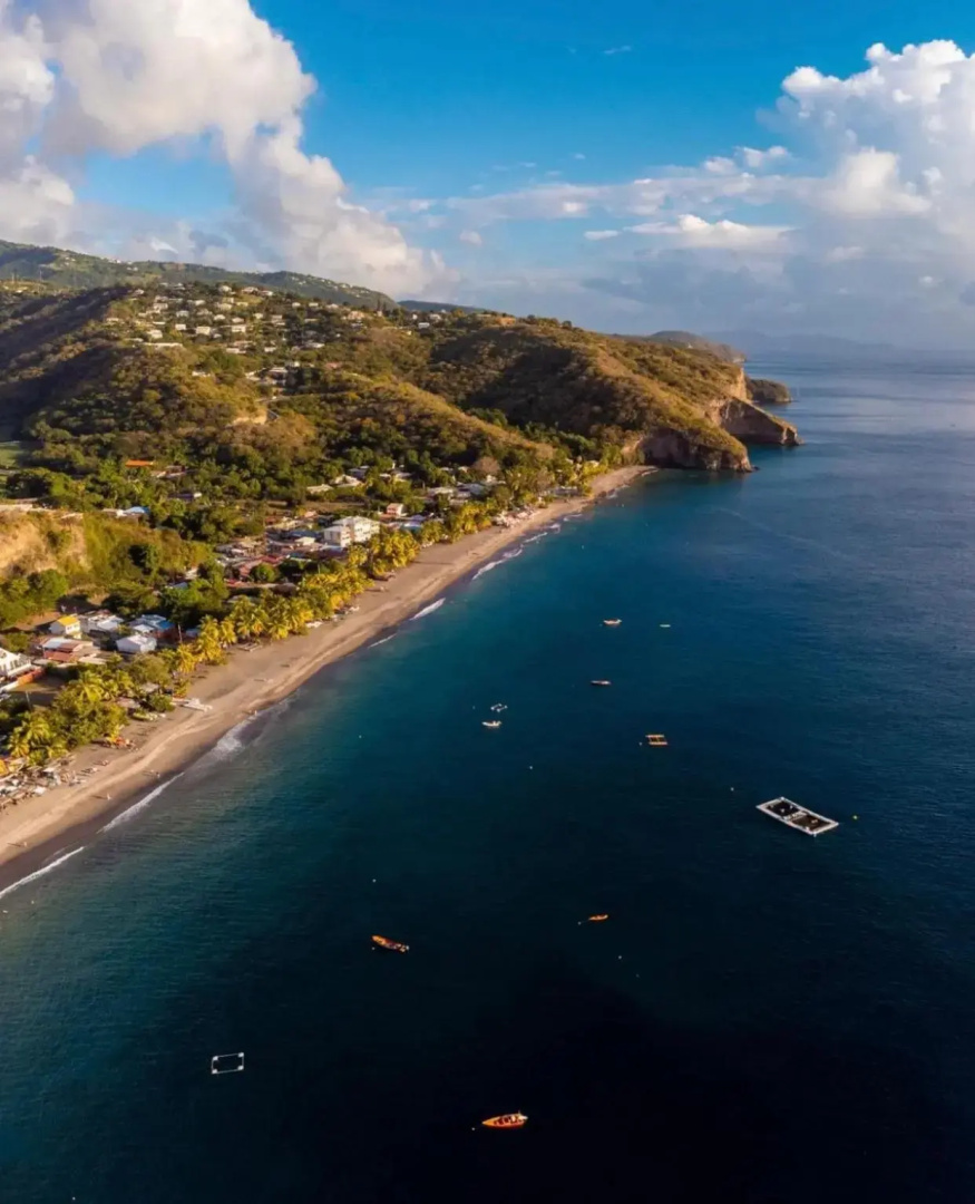 Villa Créole vue sur mer des Caraïbes