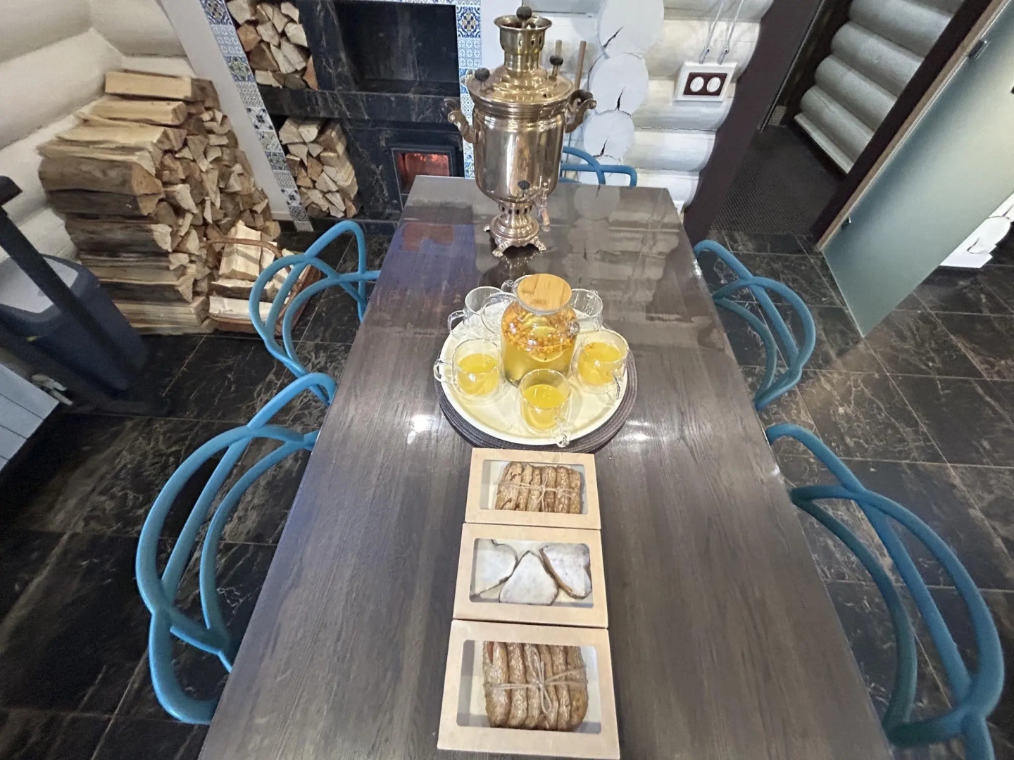 Дом с баней и теплым бассейном ECOLIFE&STYLE (ЭКОЛАЙФЭНДСТАЙЛ)