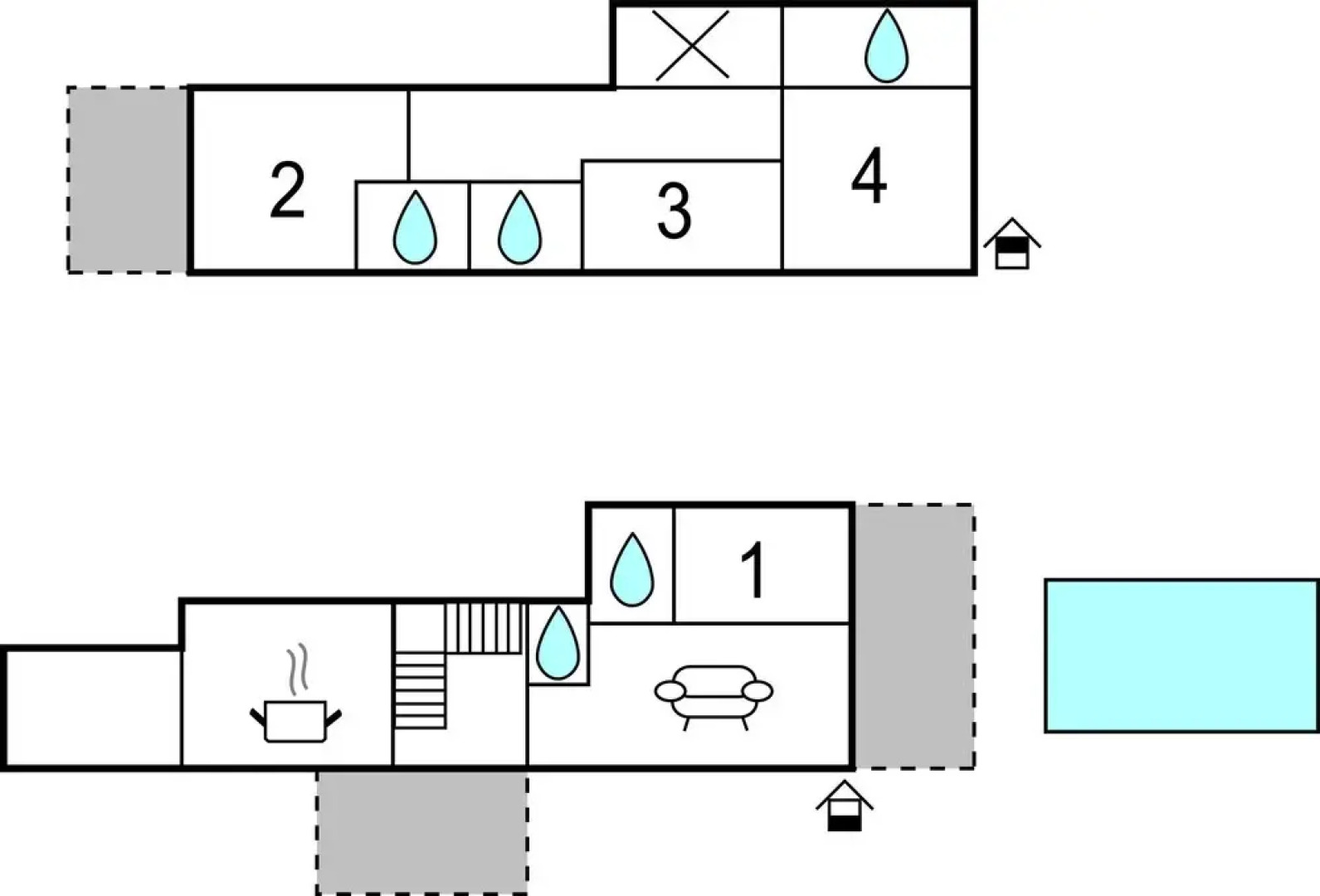 Stunning Home in Marcana With 4 Bedrooms, Wifi and Outdoor Swimming Pool