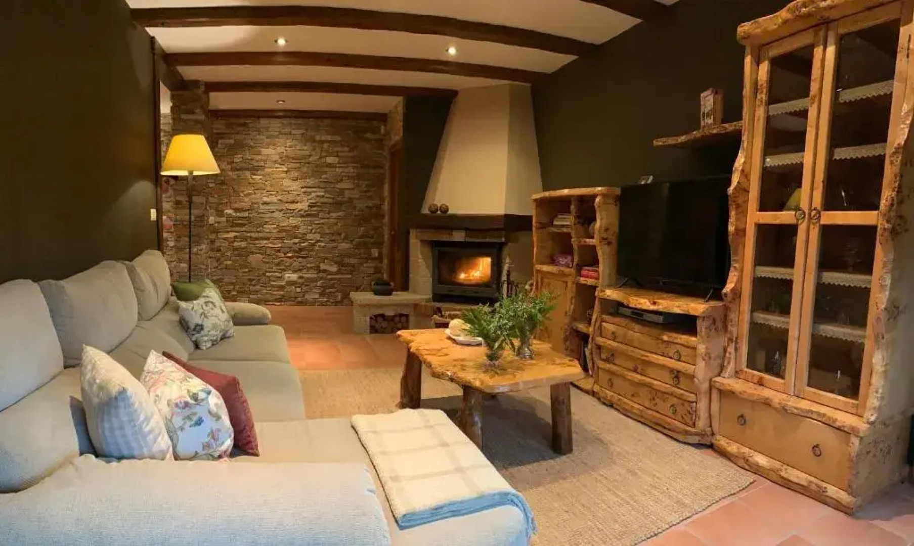 Chalet Rural 400 m playa piscina barbacoa chimenea