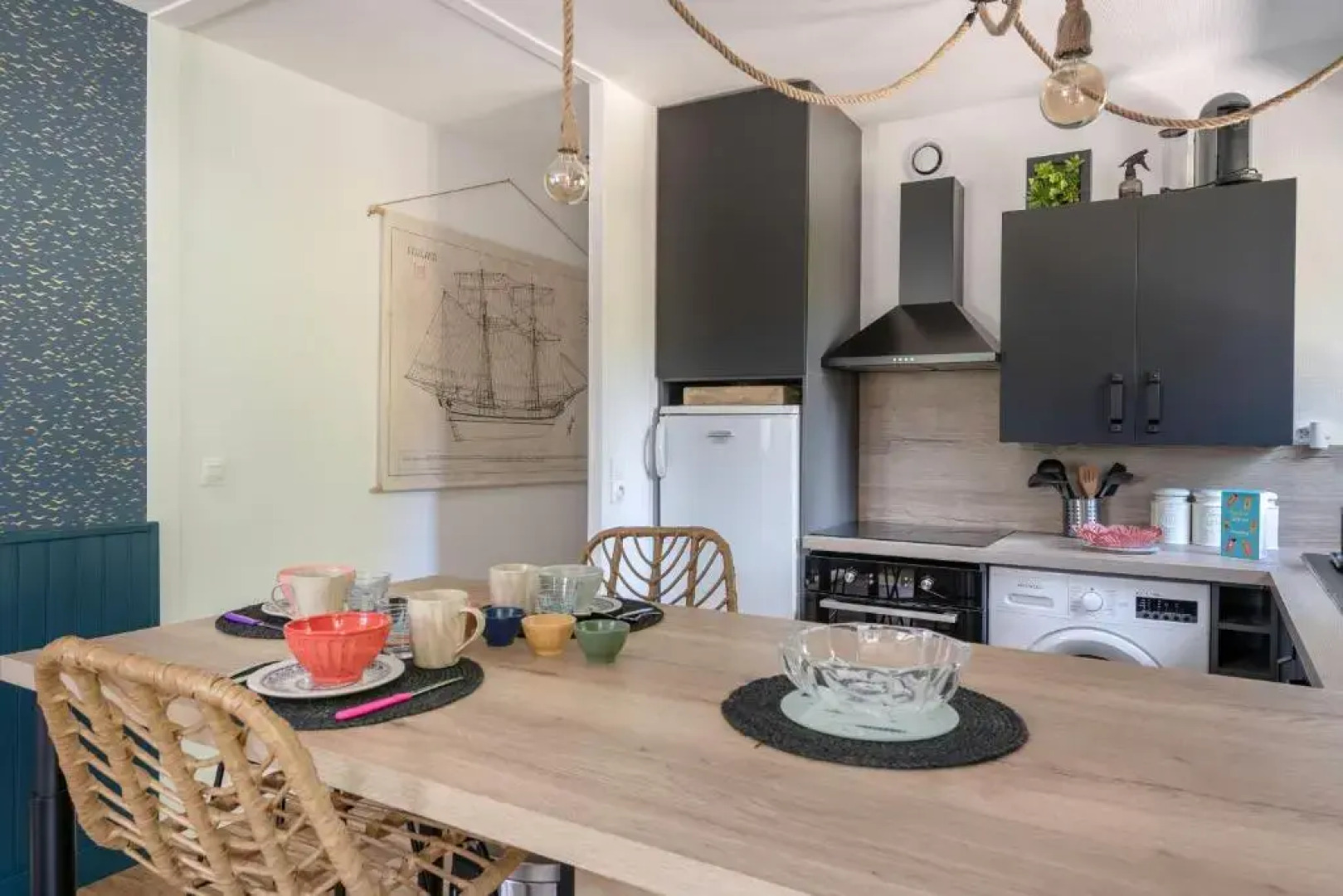 Rez-de-jardin cosy pour 3 personnes face a la plage de la Noeveillard