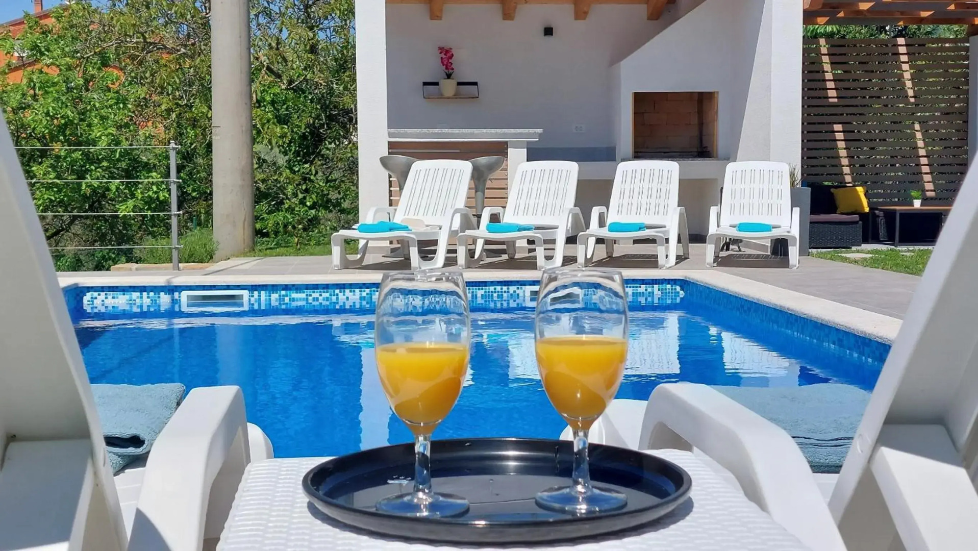 Villa Amoena with pool and sauna near Novigrad