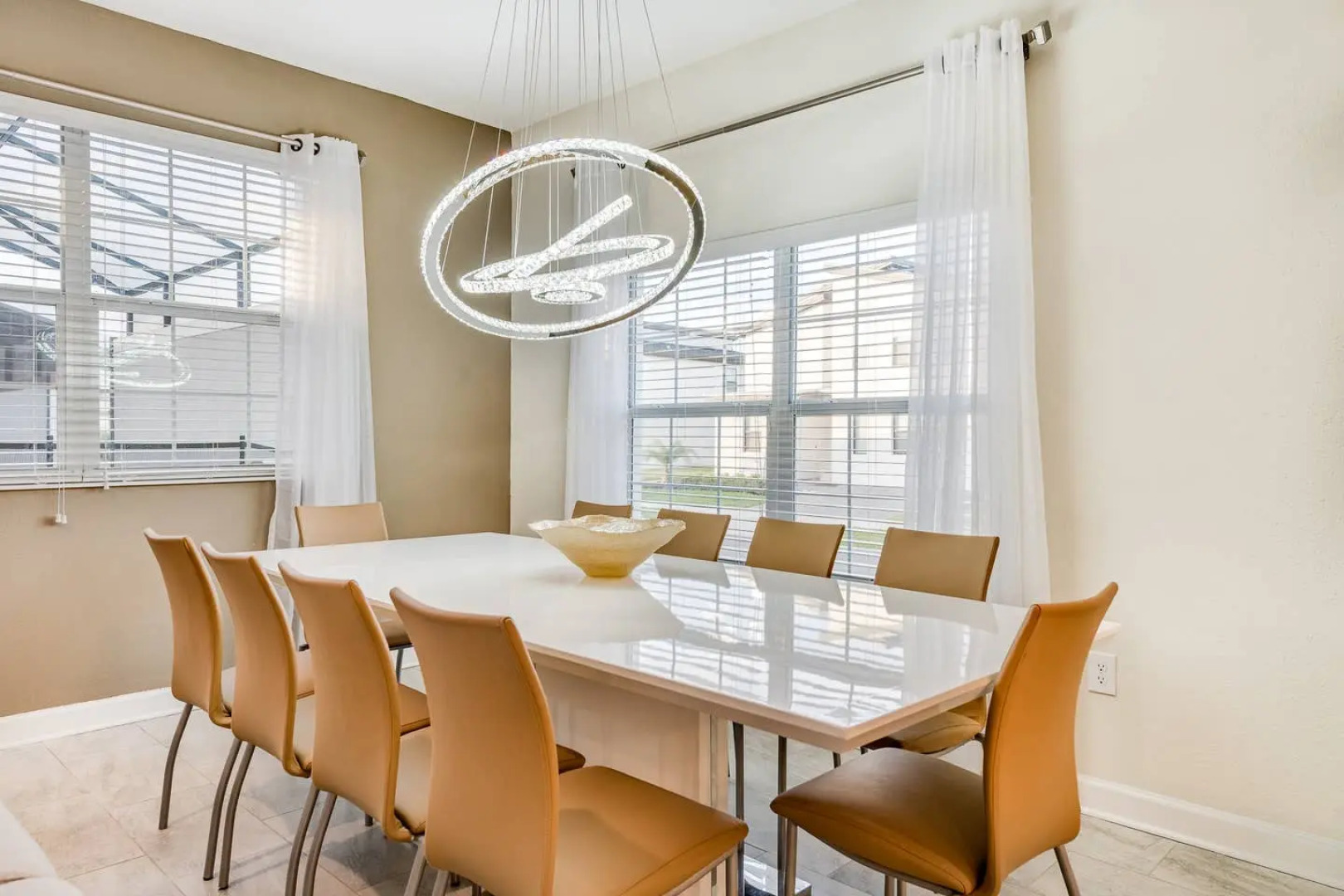 Elegant home with themed bedrooms near Disney