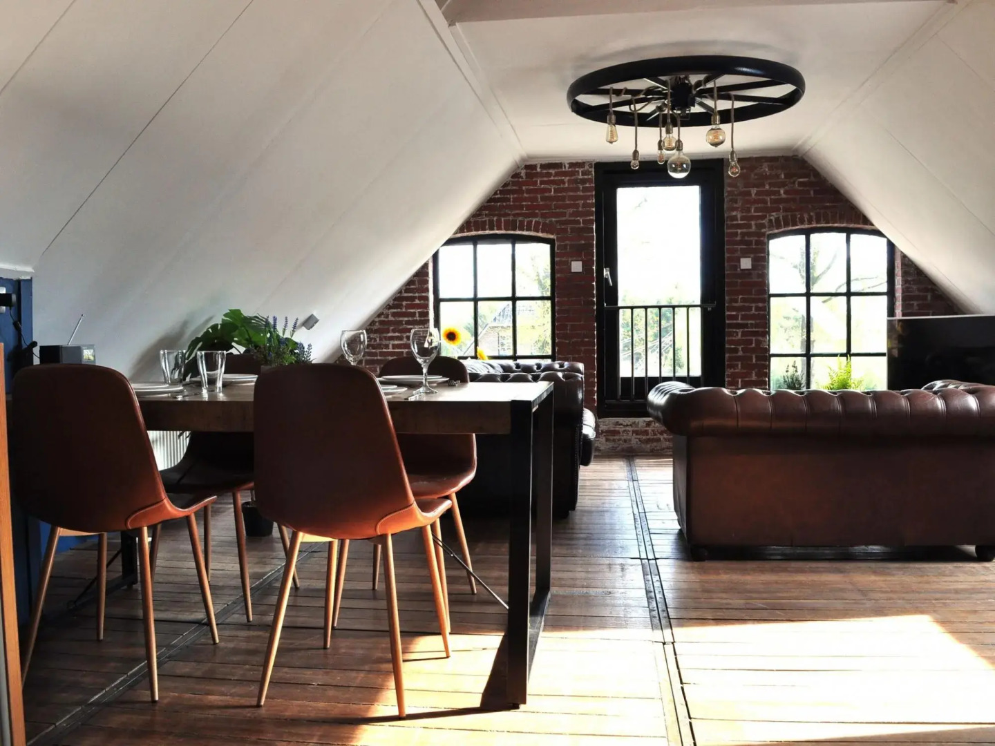 Attractive apartment in Haulerwijk with garden