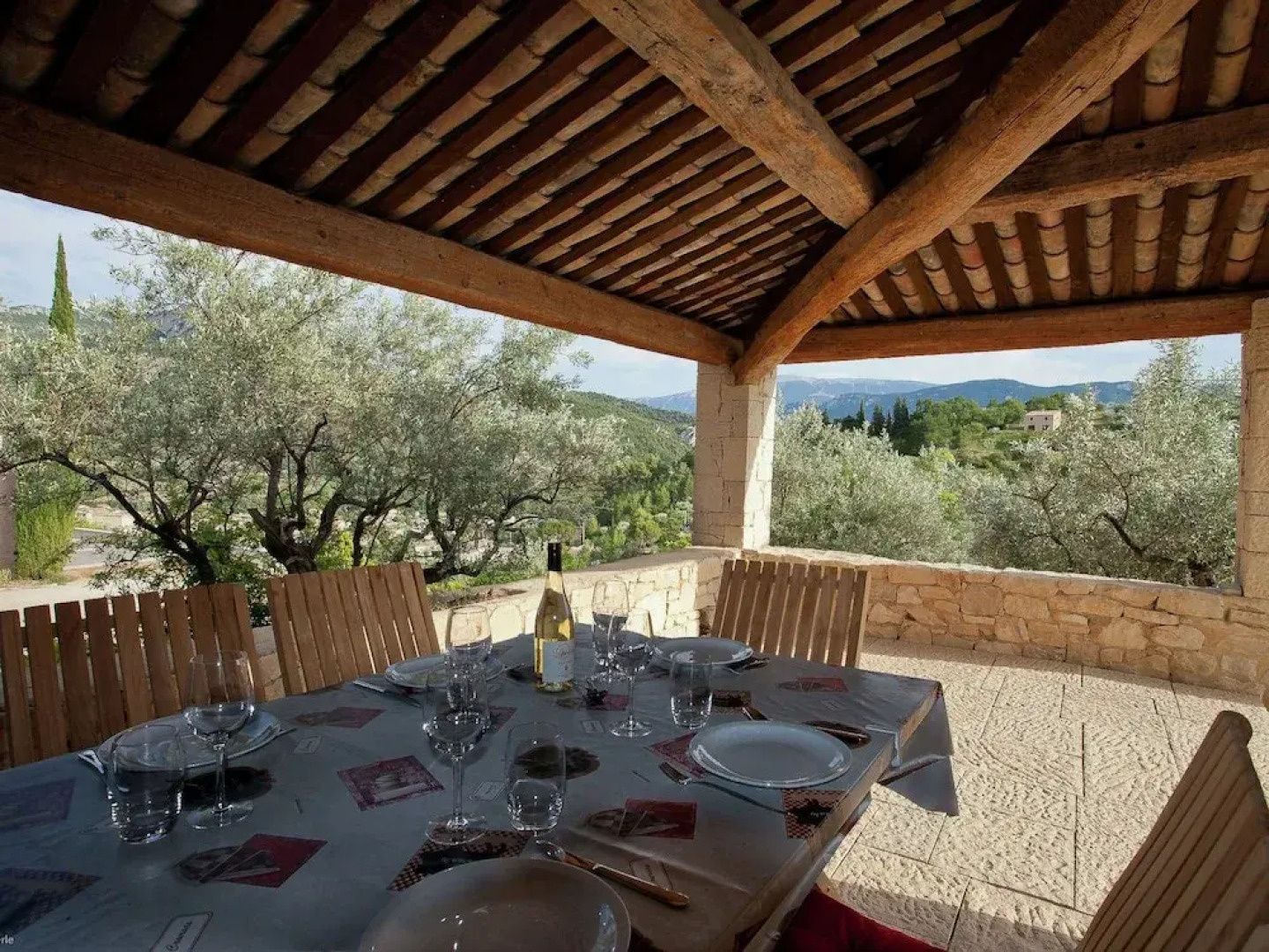 Beautiful Villa With Panoramic View, in the Hills of the Mont Ventoux