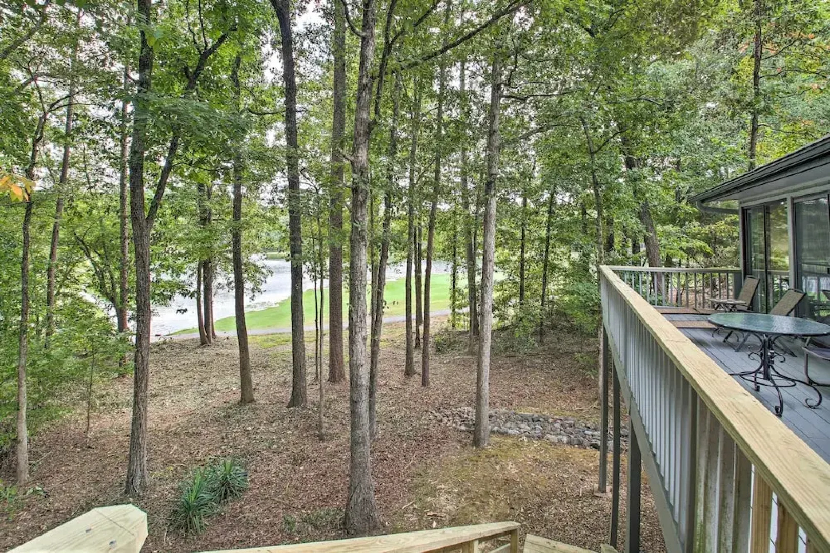 Furnished Deck & Grill: Hot Springs House