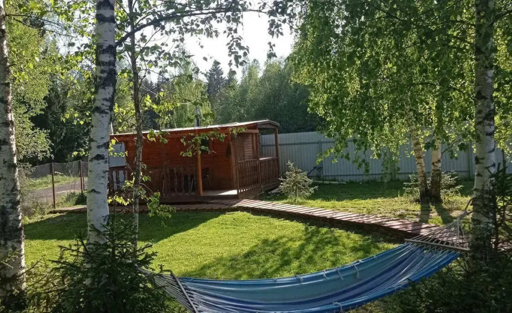 Дом А-фрейм с банным чаном и баней на дровах