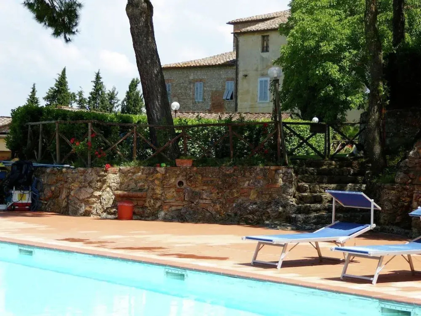 Vintage Castle in Monteriggioni Tuscany near Forest