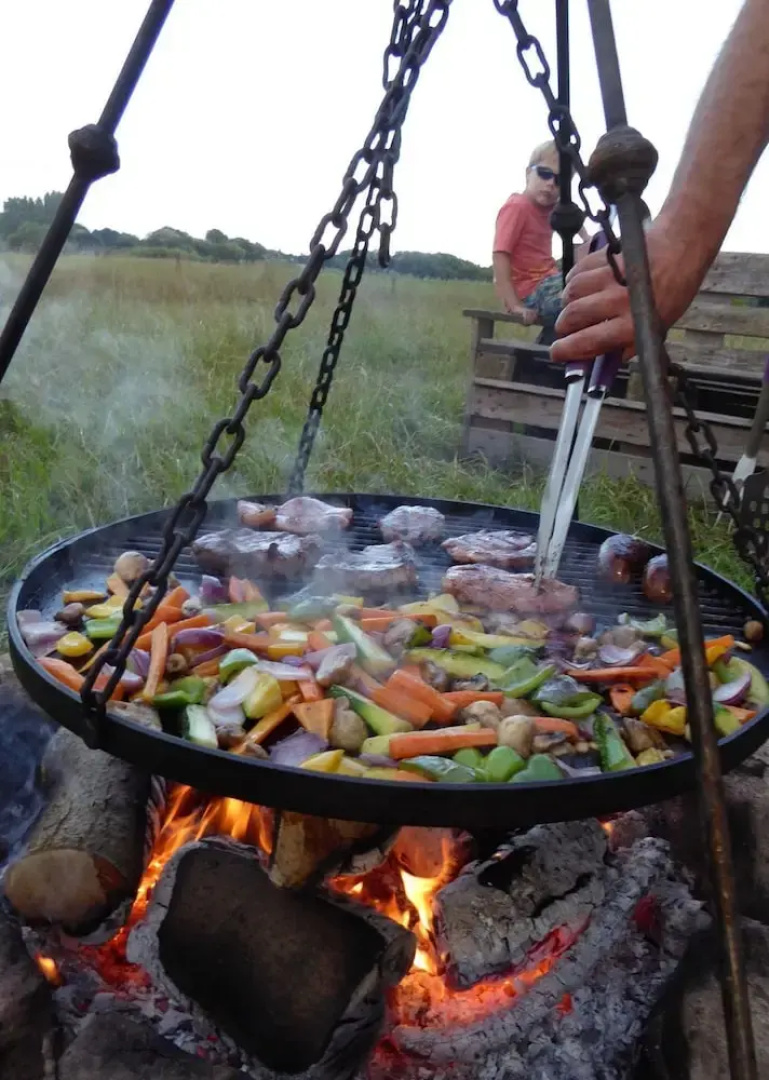 Whispers the Wind Bell Tent Hang Out Zone