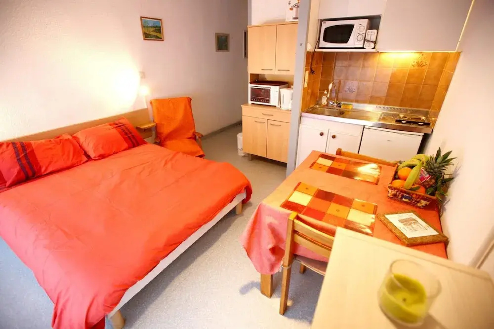 Studio in Dax, With Wonderful City View, Furnished Balcony and Wifi - 50 km From the Beach