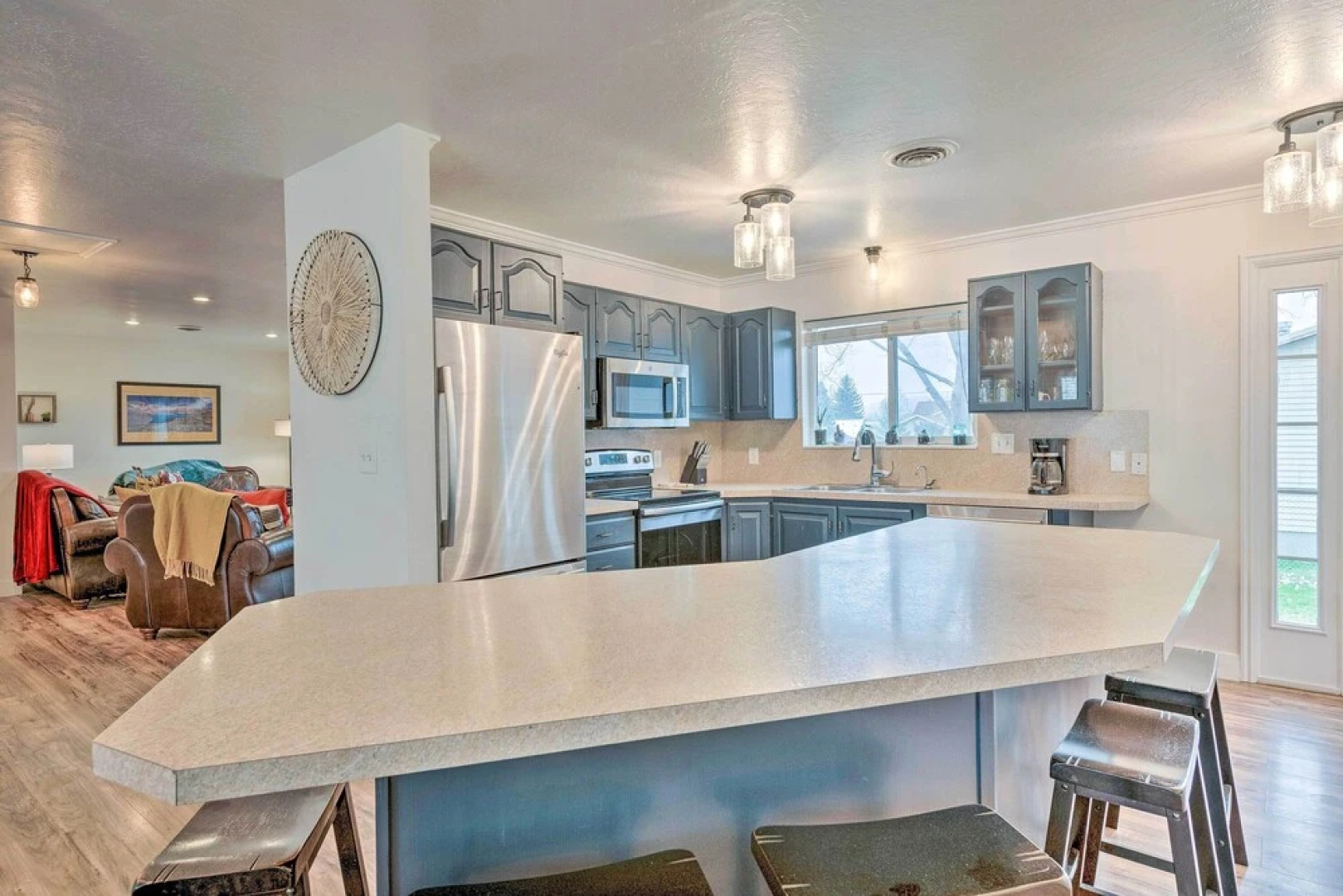Modern Home w/ Fenced Yard: Blocks to Main St!