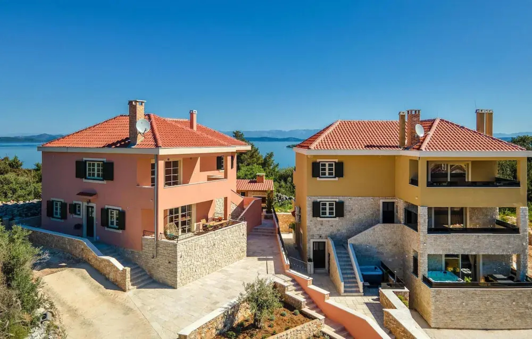 Awesome Apartment in Sali with Hot Tub, WiFi & 2 Bedrooms