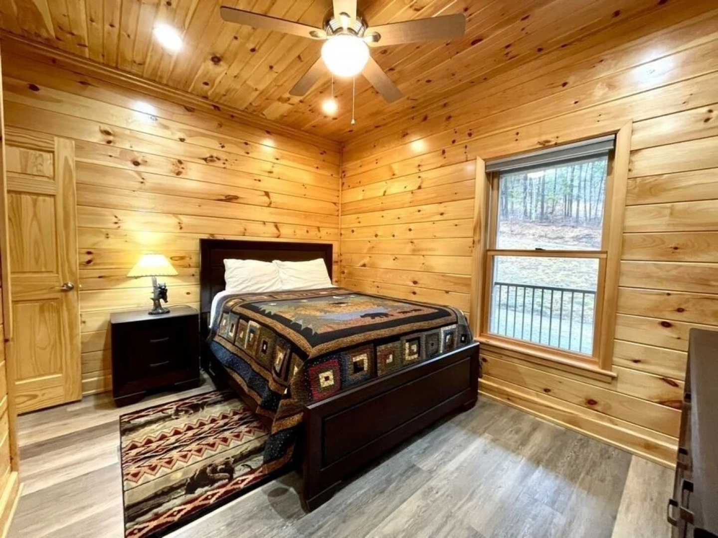 Peaceful family cabin near fishing with over 100 acres of mountain and field trails to explore! 2 Bedroom Cabin by RedAwning