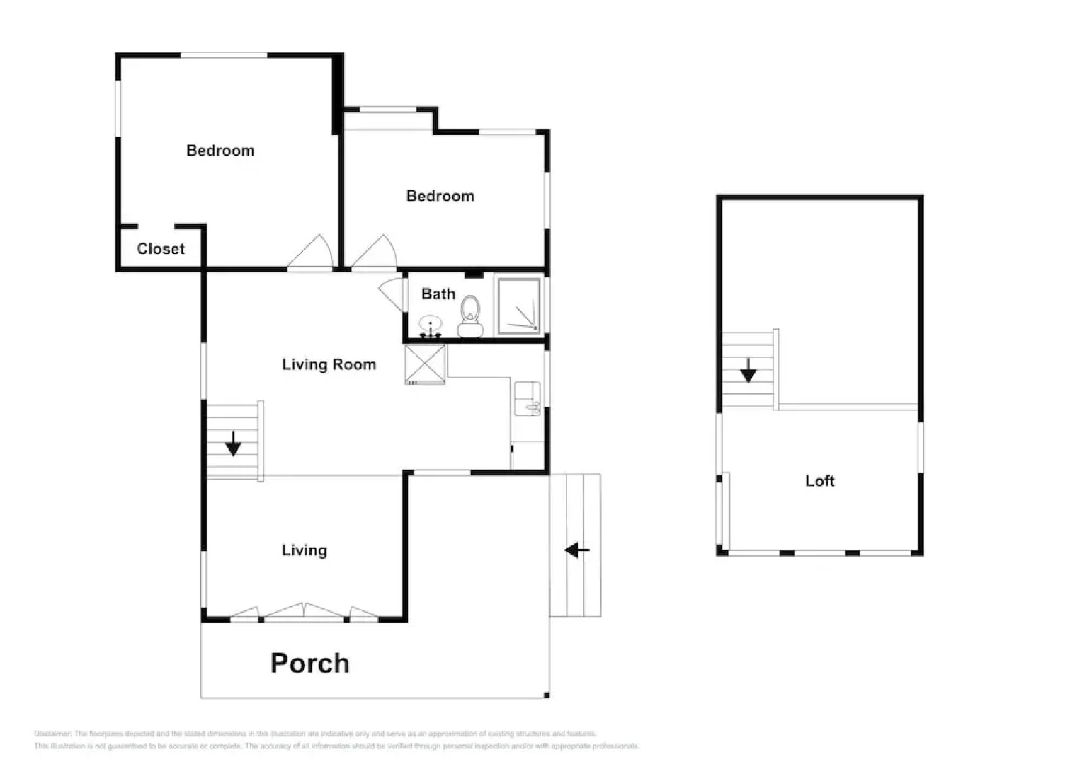 Private Cottage on Vineyard W/ Loft & Hill Views Cottage