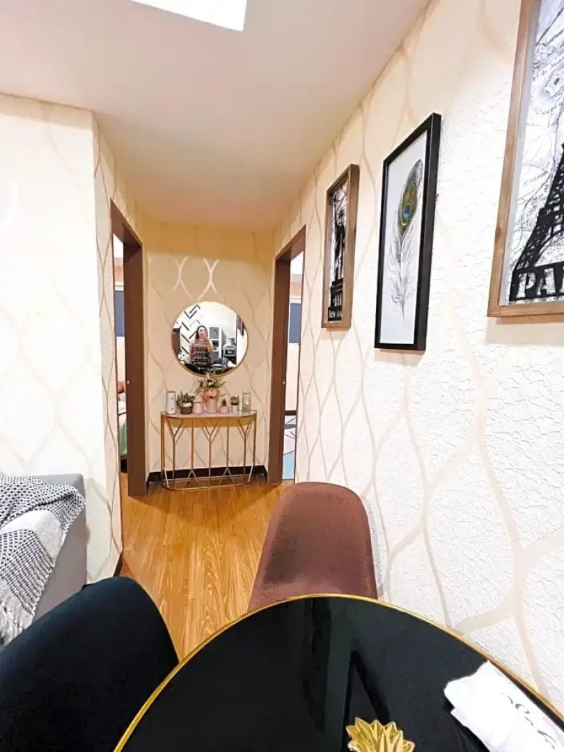 New Cozy 2 bedroom unit condotel for staycation with living room and kitchen set with pool