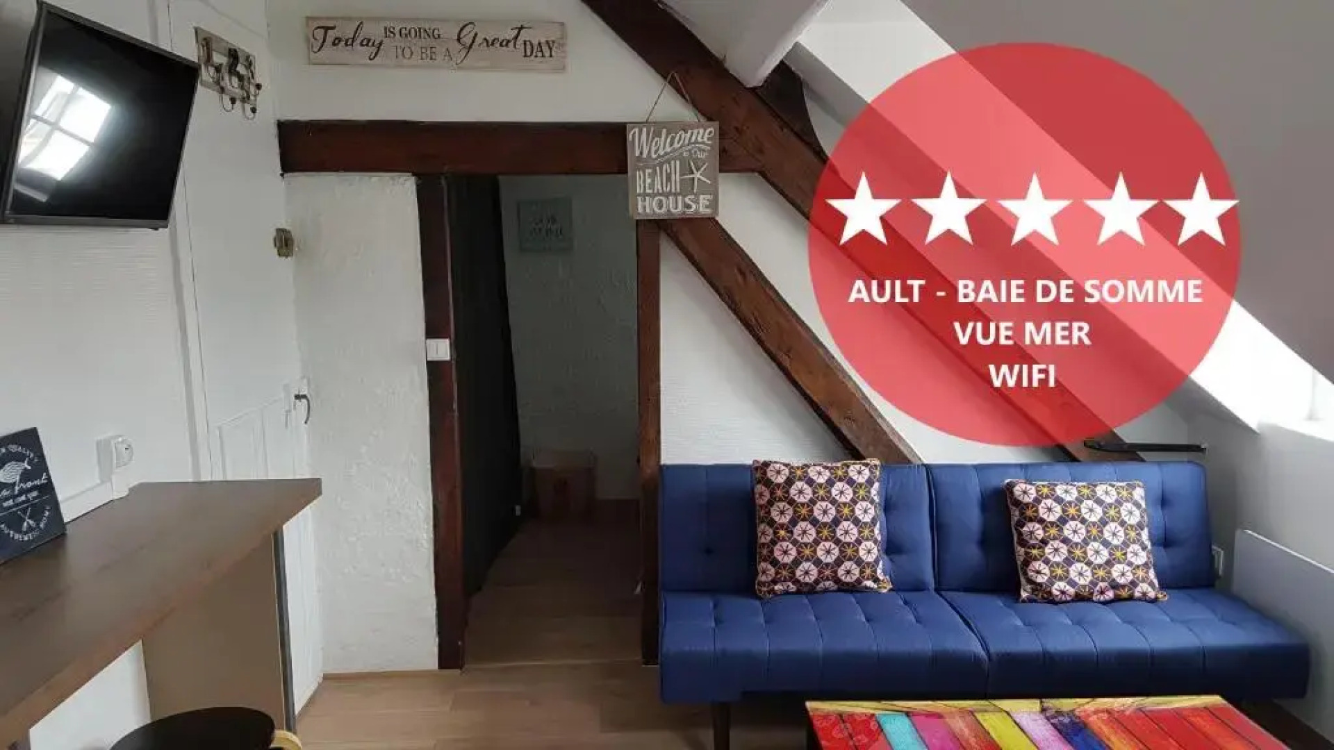 Appartement centre village vue mer - Relais Fleuri