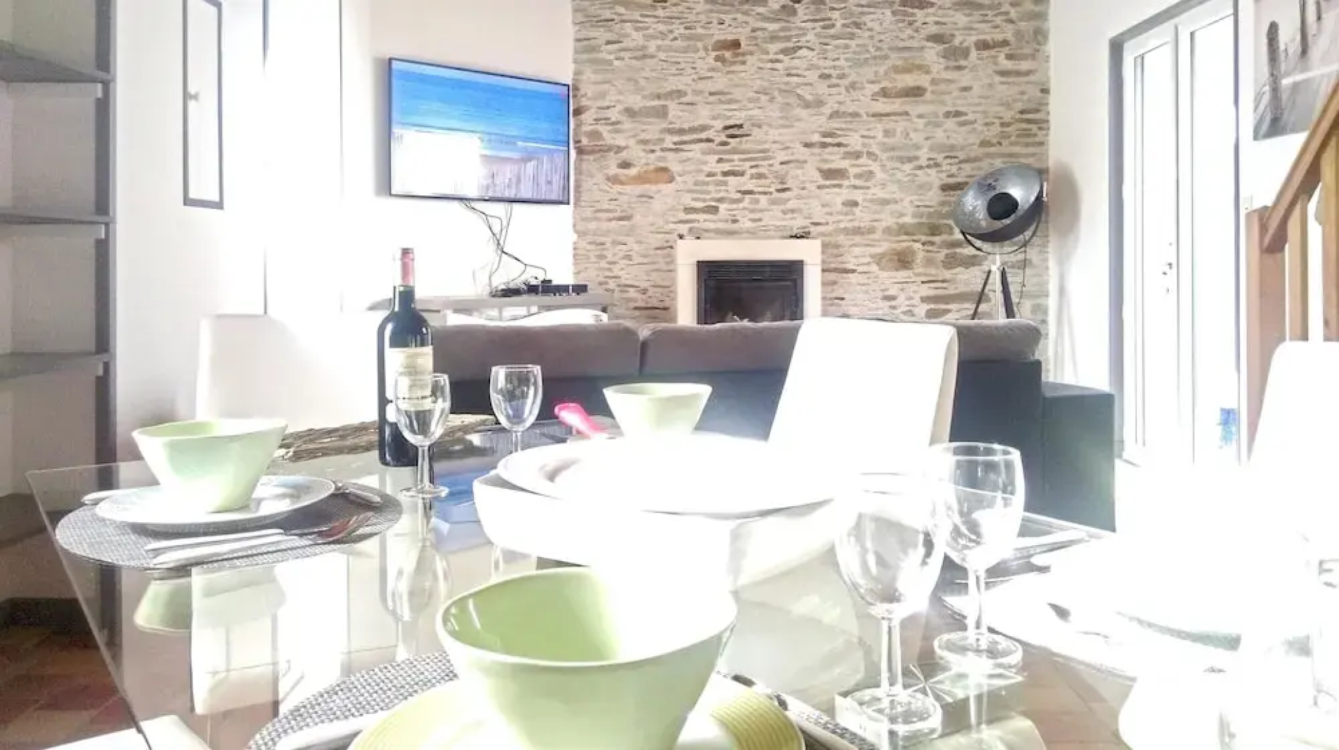 House With one Bedroom in Saint-gilles-croix-de-vie, With Furnished Te