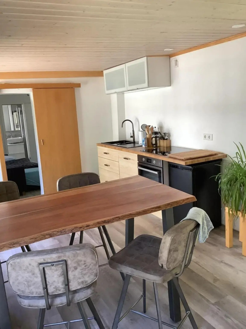 Pulvermühle - 3 Zimmer Bad direkt am Stettbach im NATURA 2000 Gebiet mit 12500 qm Garten, E- Bikes Verleih