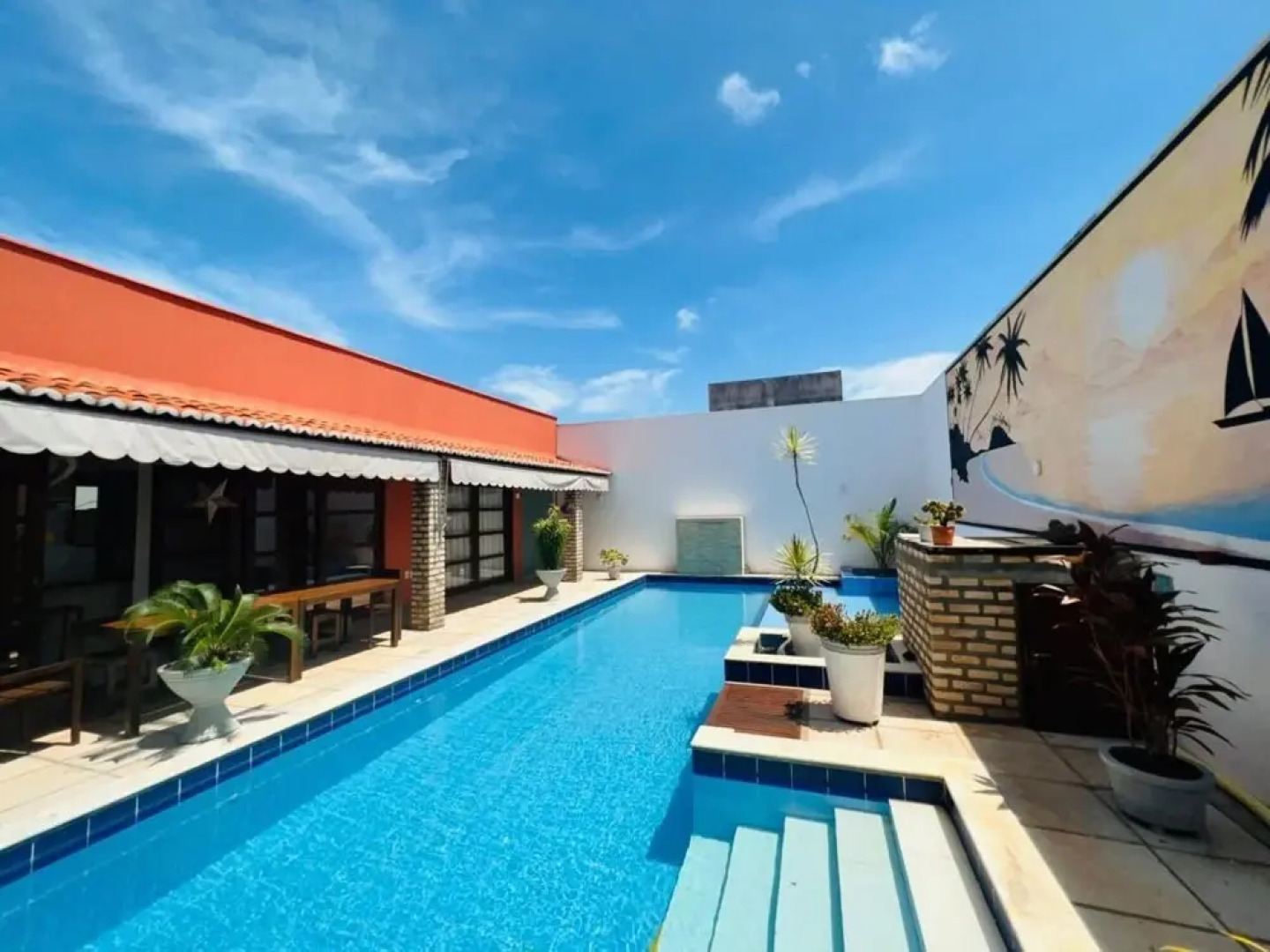 Paradis aca Casa Tropical com Piscina e 3 Su tes