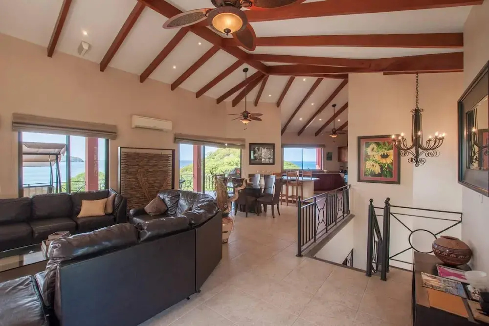 Big Hillside Villa in Potrero With Pool and Panoramic Ocean Views