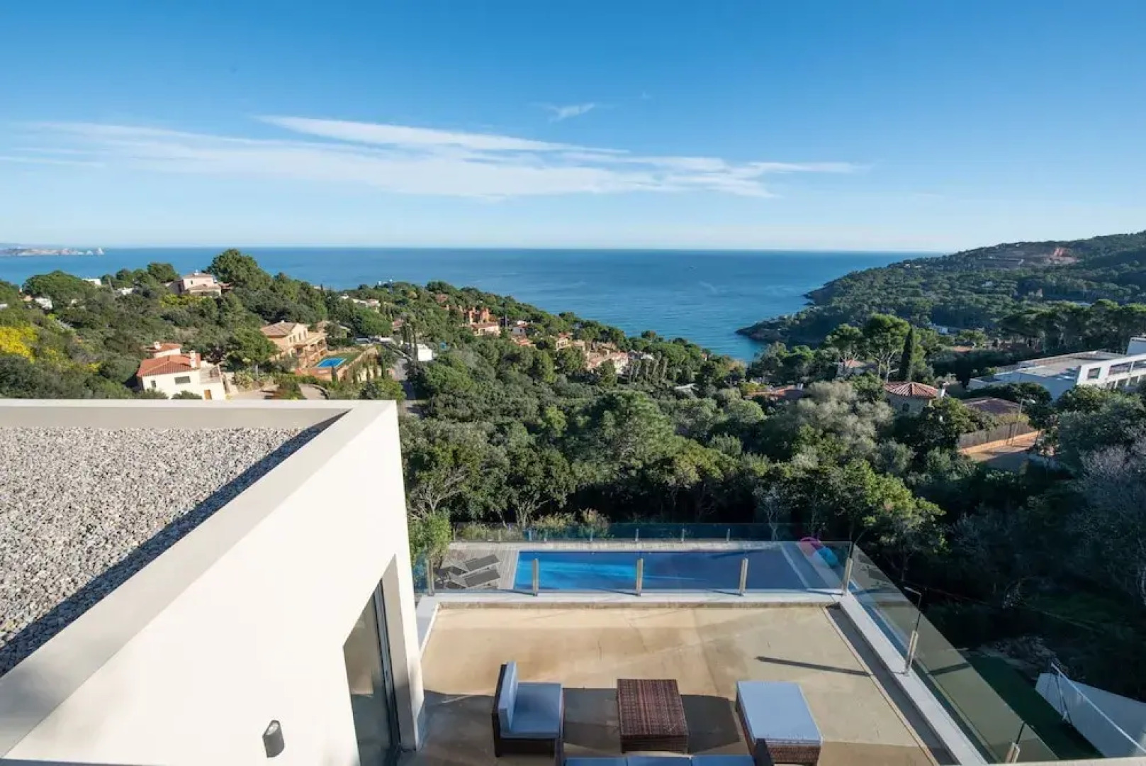 6 bedroom villa with sea views & pool in Sa Riera, Begur (H34)