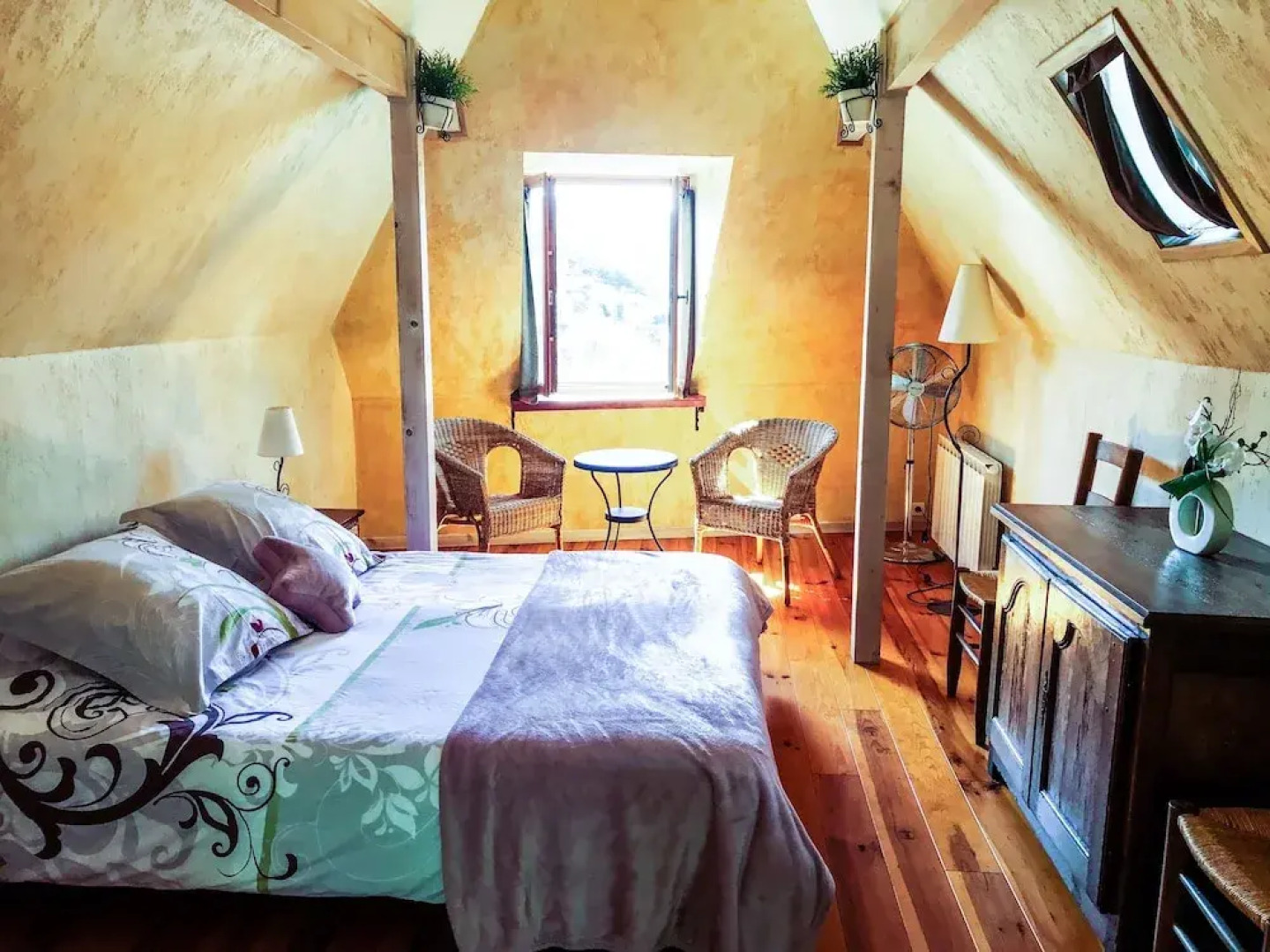 Un jardin dans la falaise