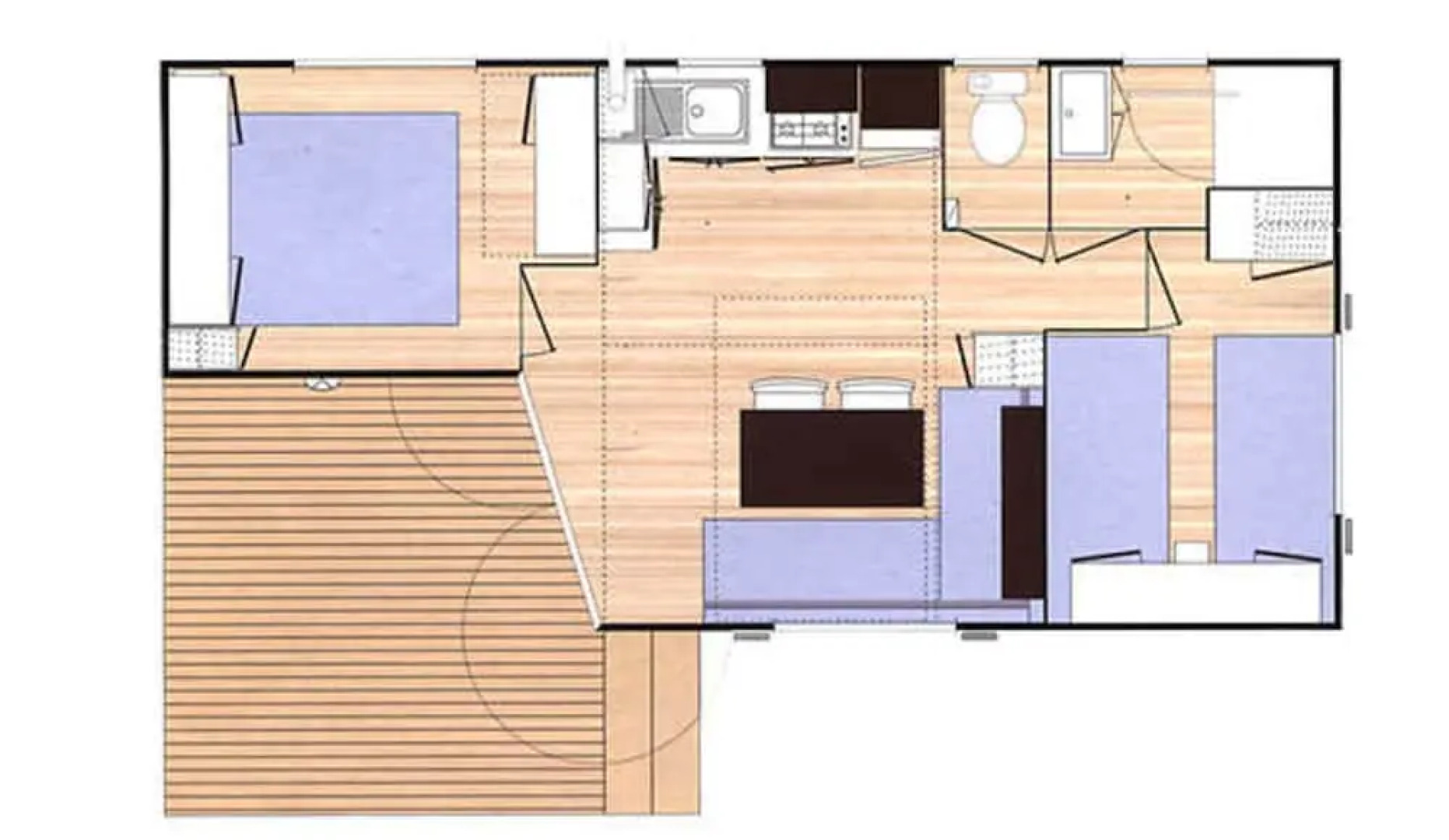 Camping l'Agrion bleu - Mobil-home