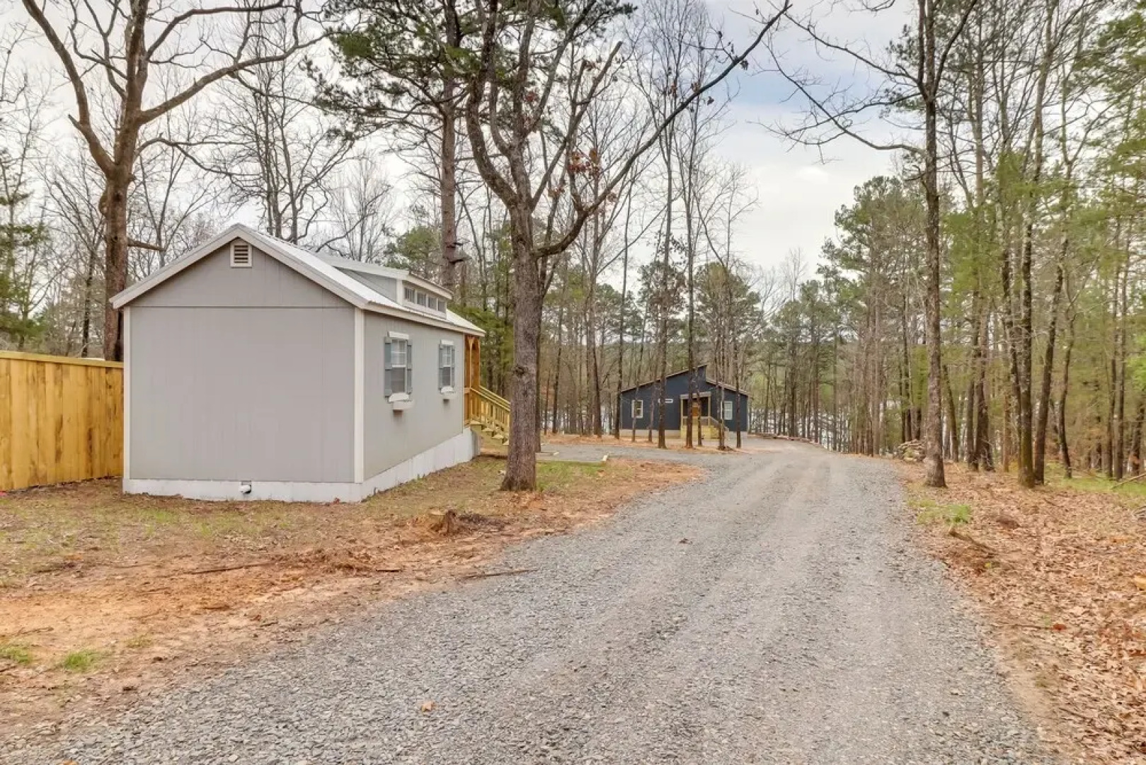 Steps to Greers Ferry Lake: Tumbling Shoals Cabin!