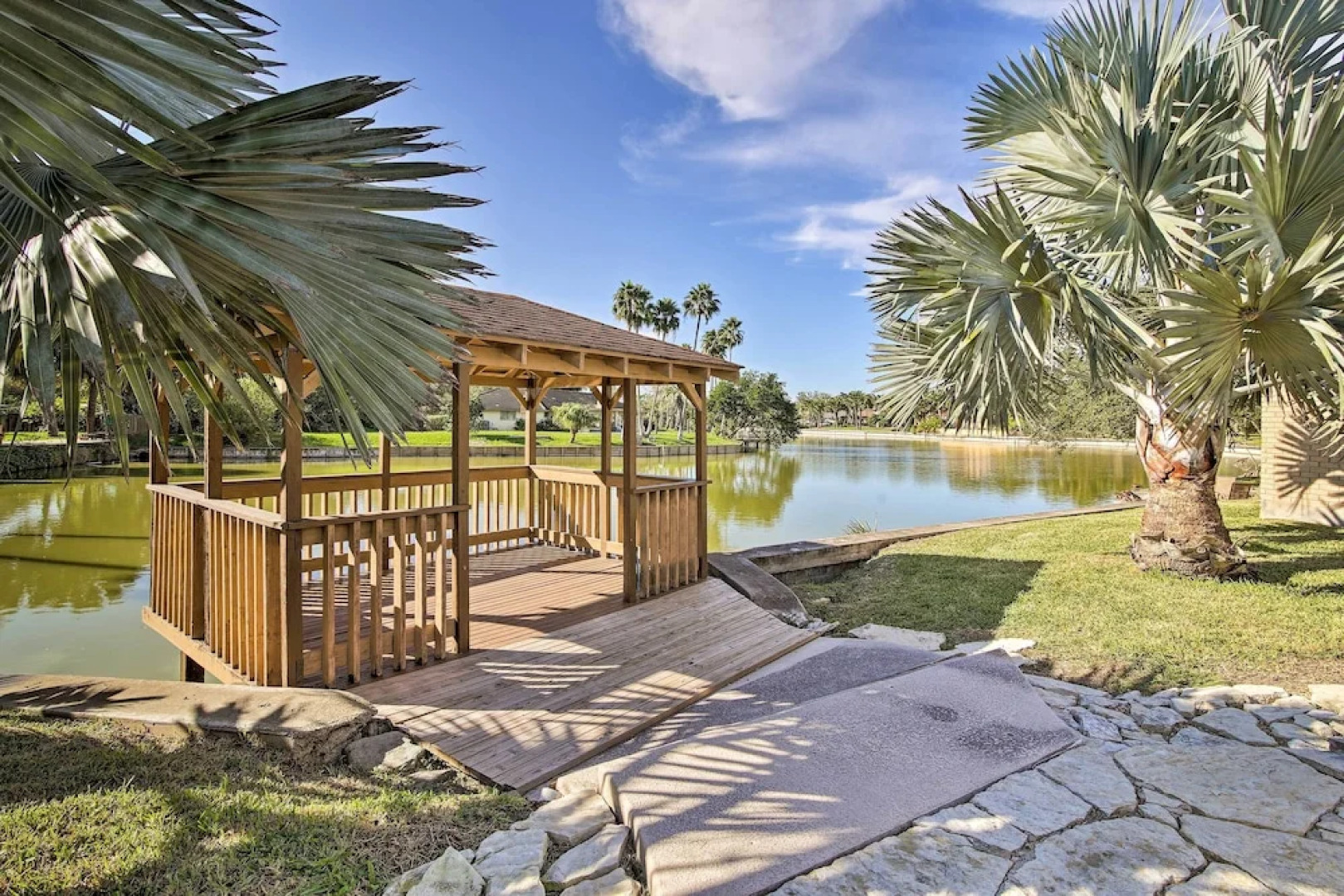 Pool & Game Room: Waterfront Harlingen Home