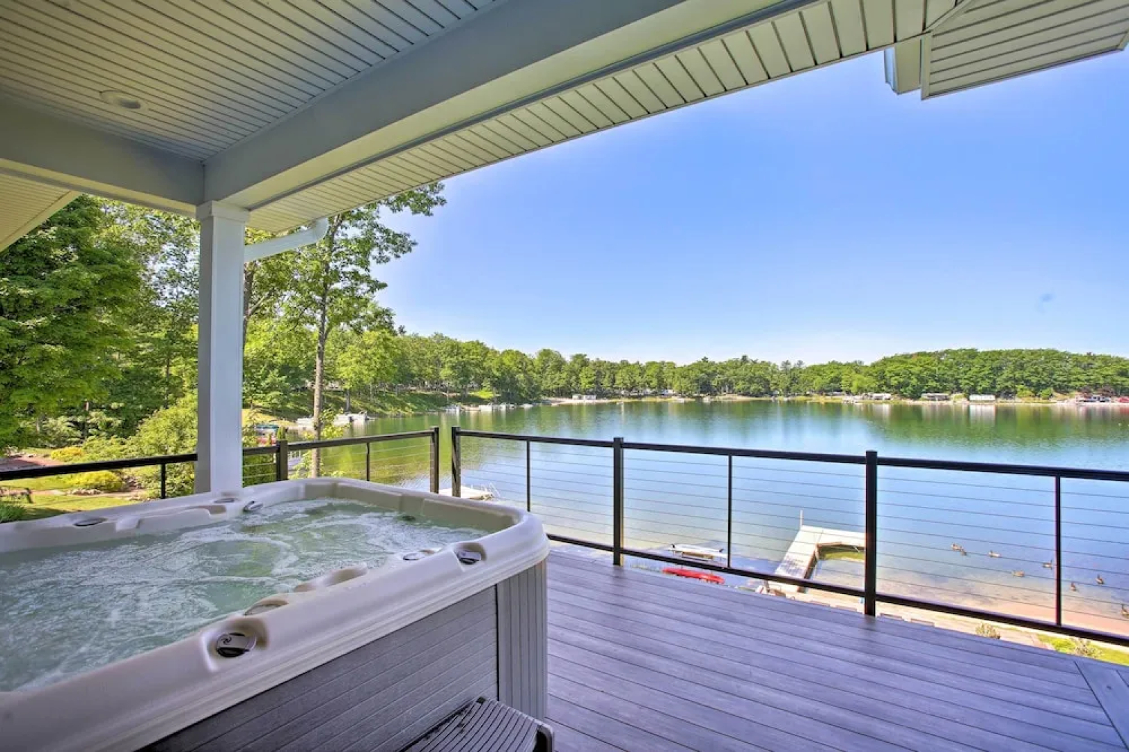 Waterfront Silver Lake Home w/ Private 40 Dock!