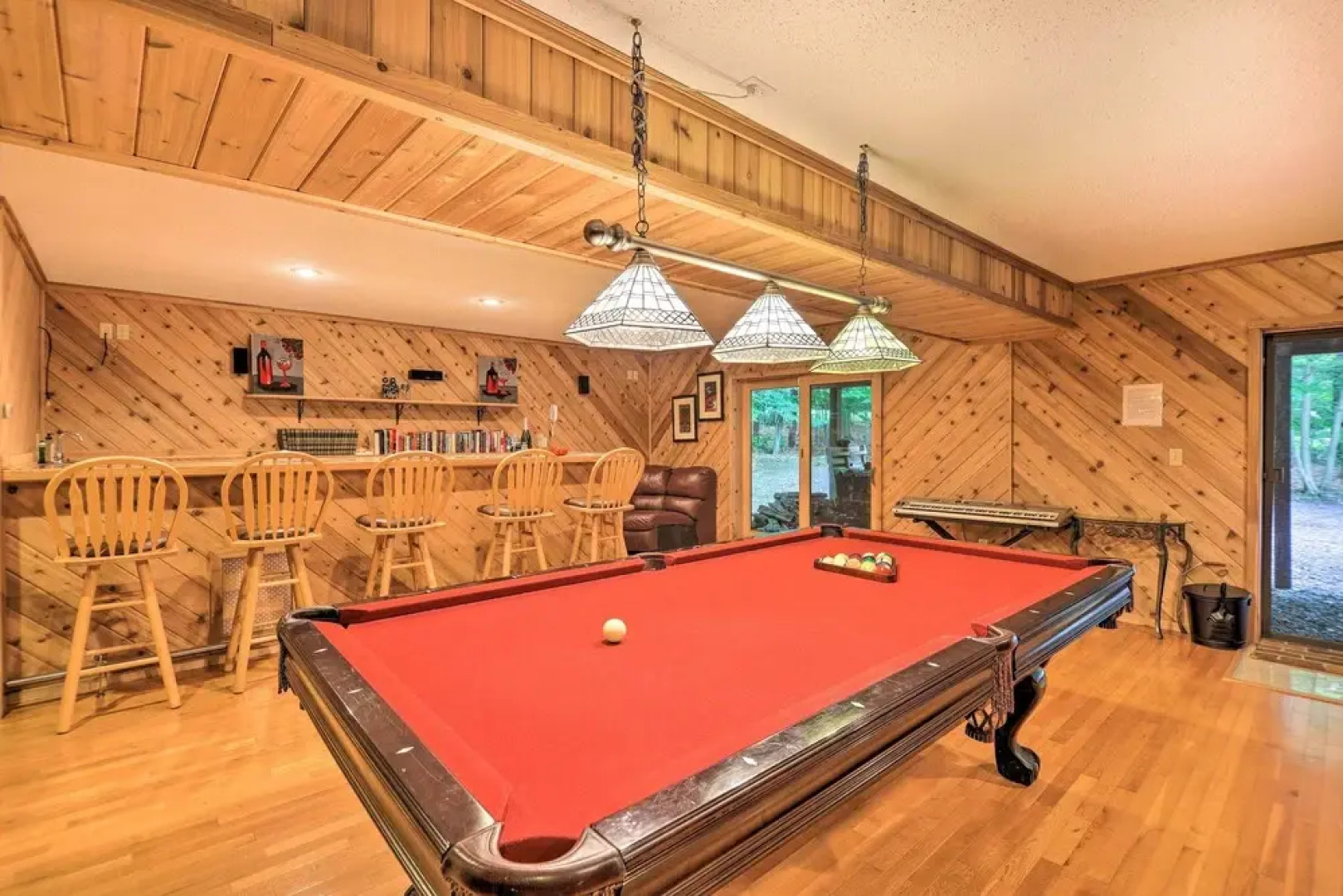 Fire Pit, Indoor Pool Access: Big Bass Lake Cabin