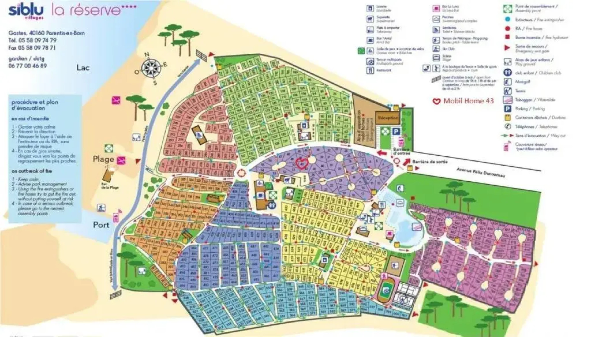 MOBIL HOME 43 dans Camping 4 Etoiles