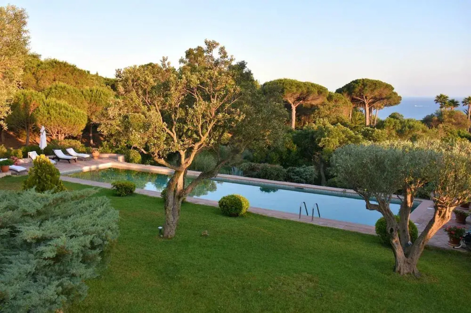 Villa with 6 Bedrooms in Ramatuelle, with Wonderful Sea View, Private Pool, Enclosed Garden - 3 Km From the Beach