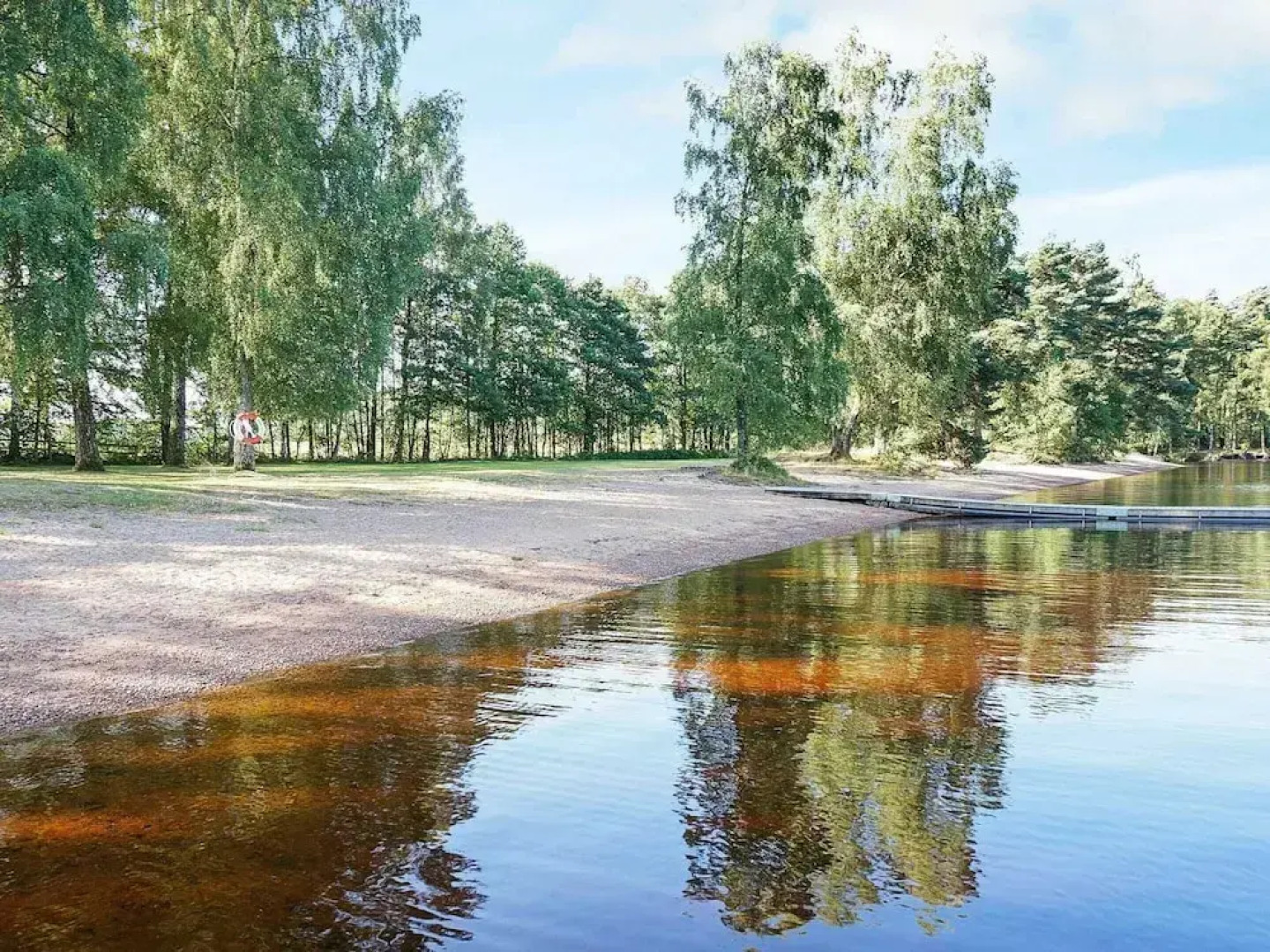 Lakefront House With Terrace