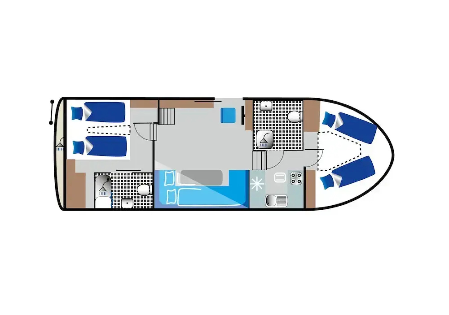 Boats & Yachts at Rechlin Harbor by Kuhnle-Tours