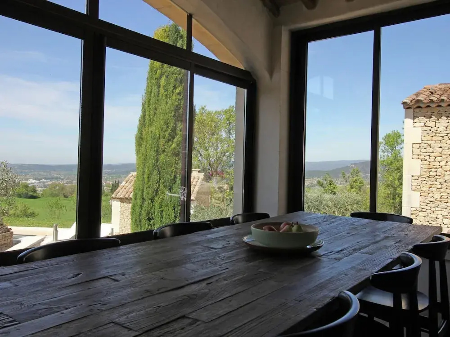 Beautiful, Renovated Bastide With Private Pool and Panoramic Views, 3km From Apt