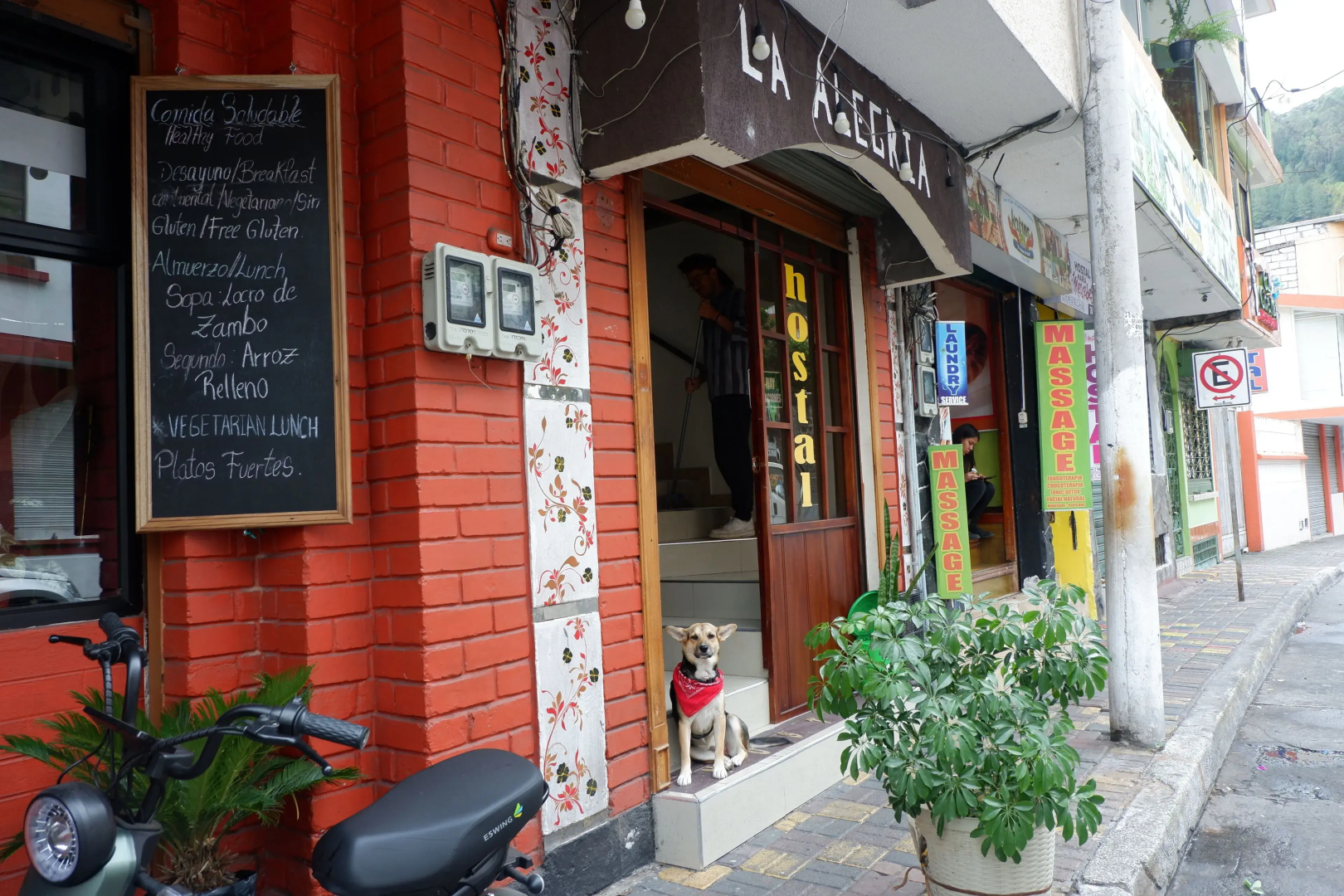 Hostal Carolina en Baos Ecuador