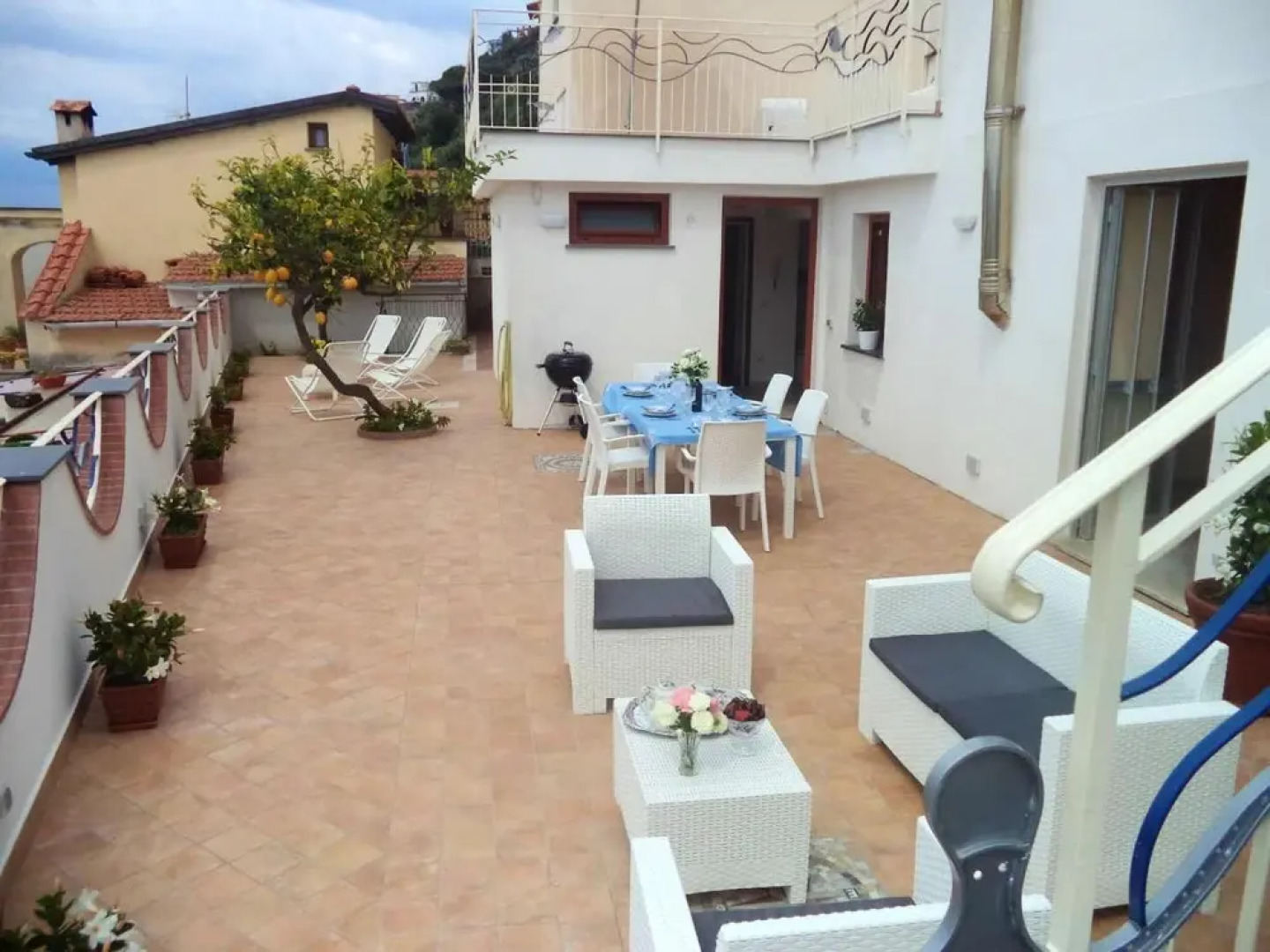 House With 2 Bedrooms in Marciano, With Wonderful sea View, Furnished Terrace and Wifi - 500 m From the Beach