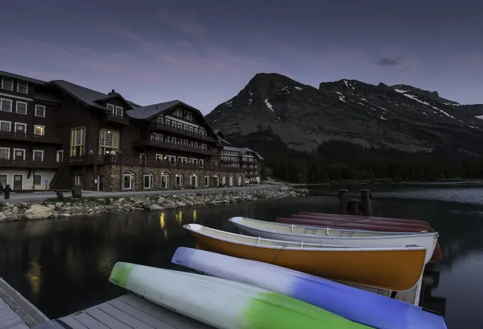 Many Glacier Hotel - Inside the Park