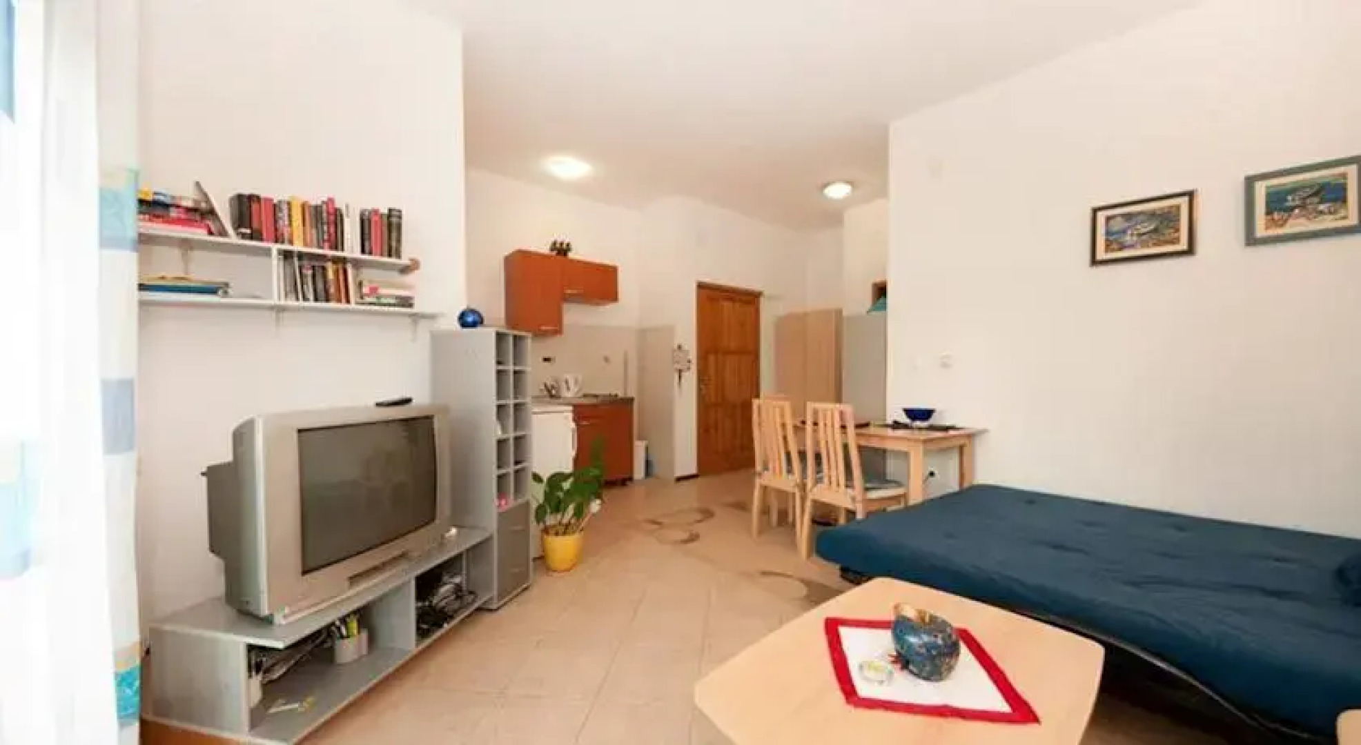 Blue and Red Apartments