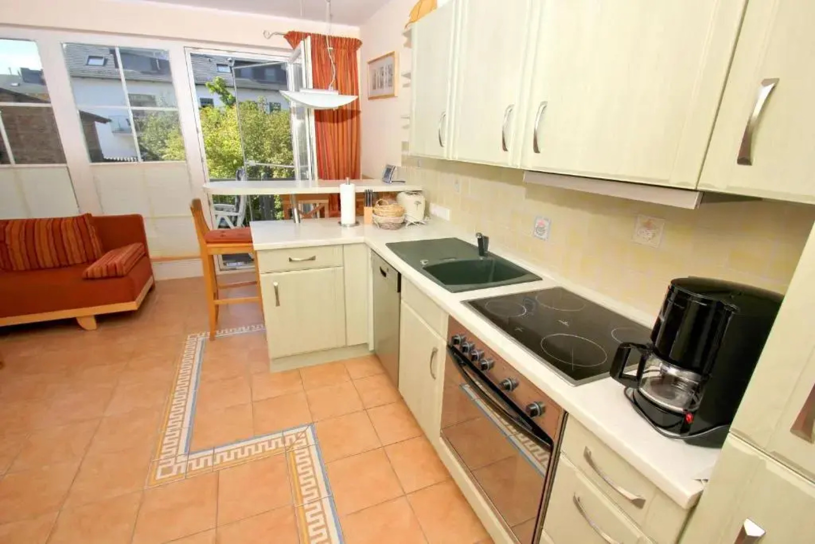 Strandvilla Böck FeWo 10 strandnah, Balkon, Meerblick