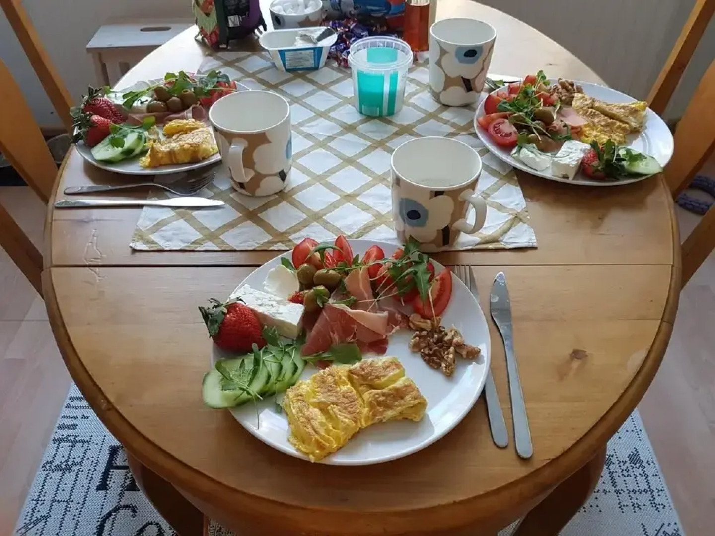 1-bedroom apartment with private Sauna