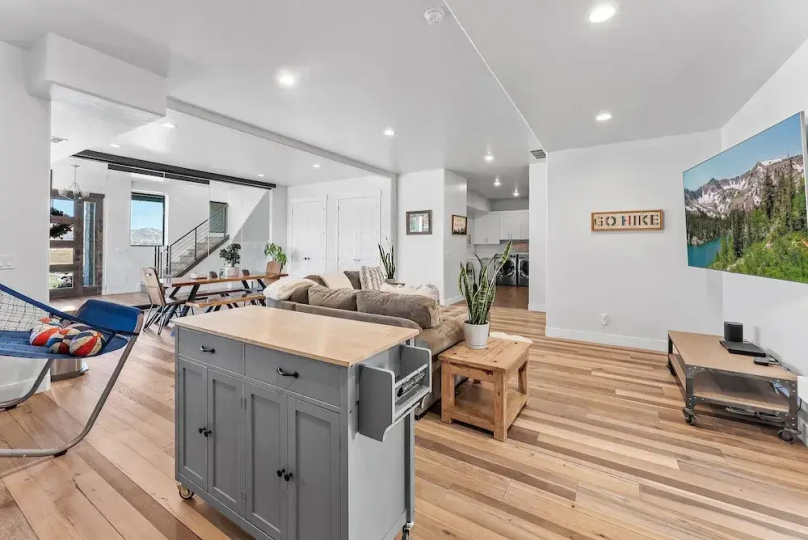 Gorgeous Lower Level of Stunning House Overlooking Swaner Nature Preserve