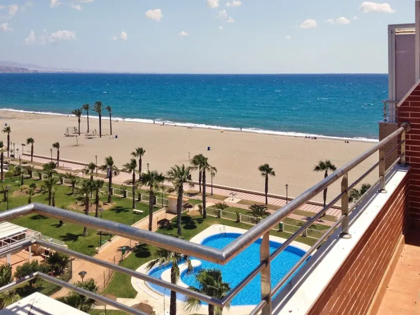 Apartment With 2 Bedrooms in Roquetas de Mar, With Wonderful sea View,