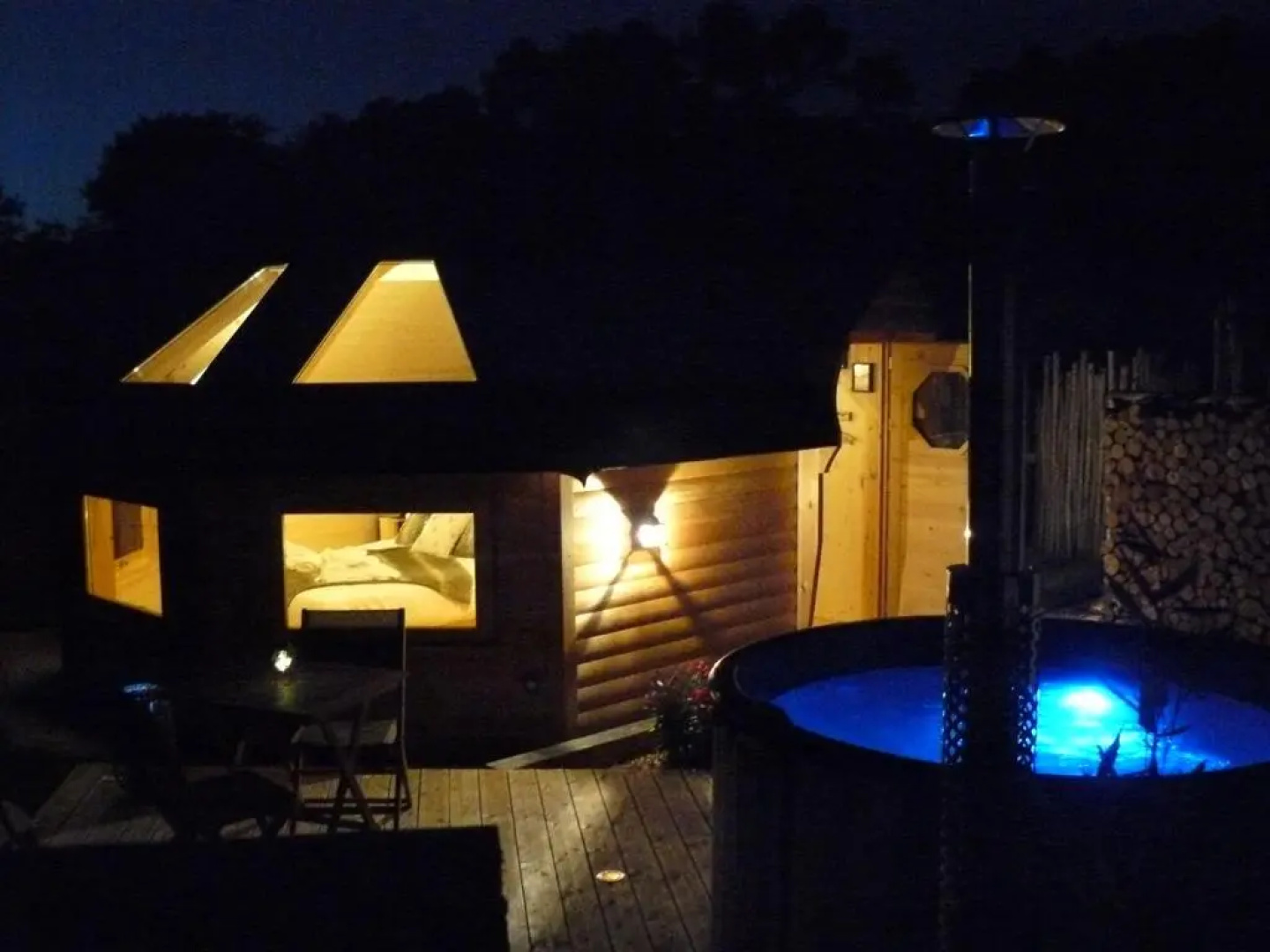 Cabane Spa belle étoile