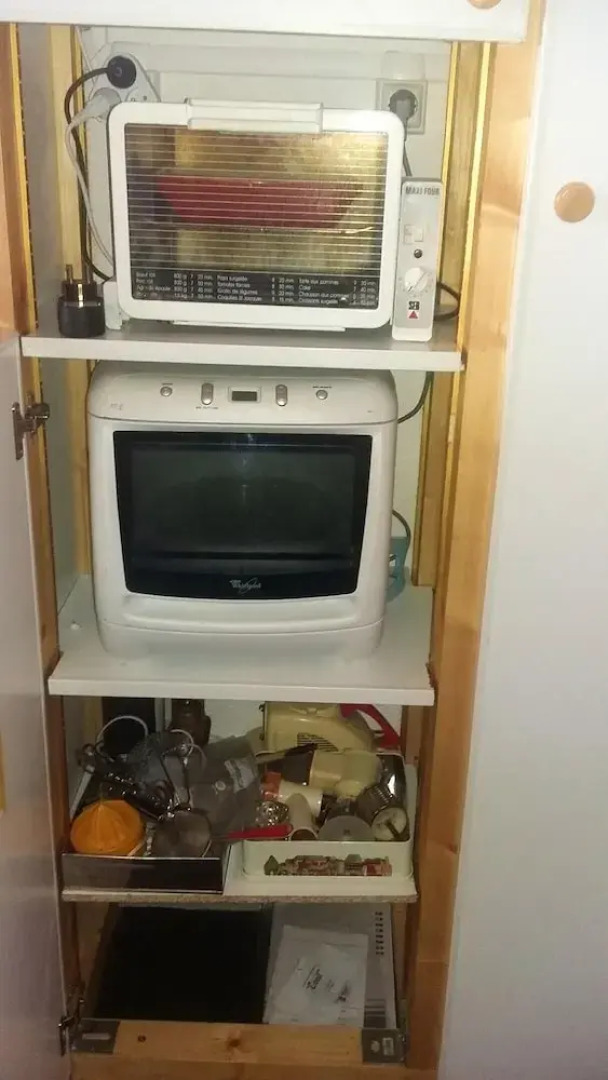 Studio In Villarembert With Wonderful Mountain View And Furnished Balcony 200 M From The Slopes