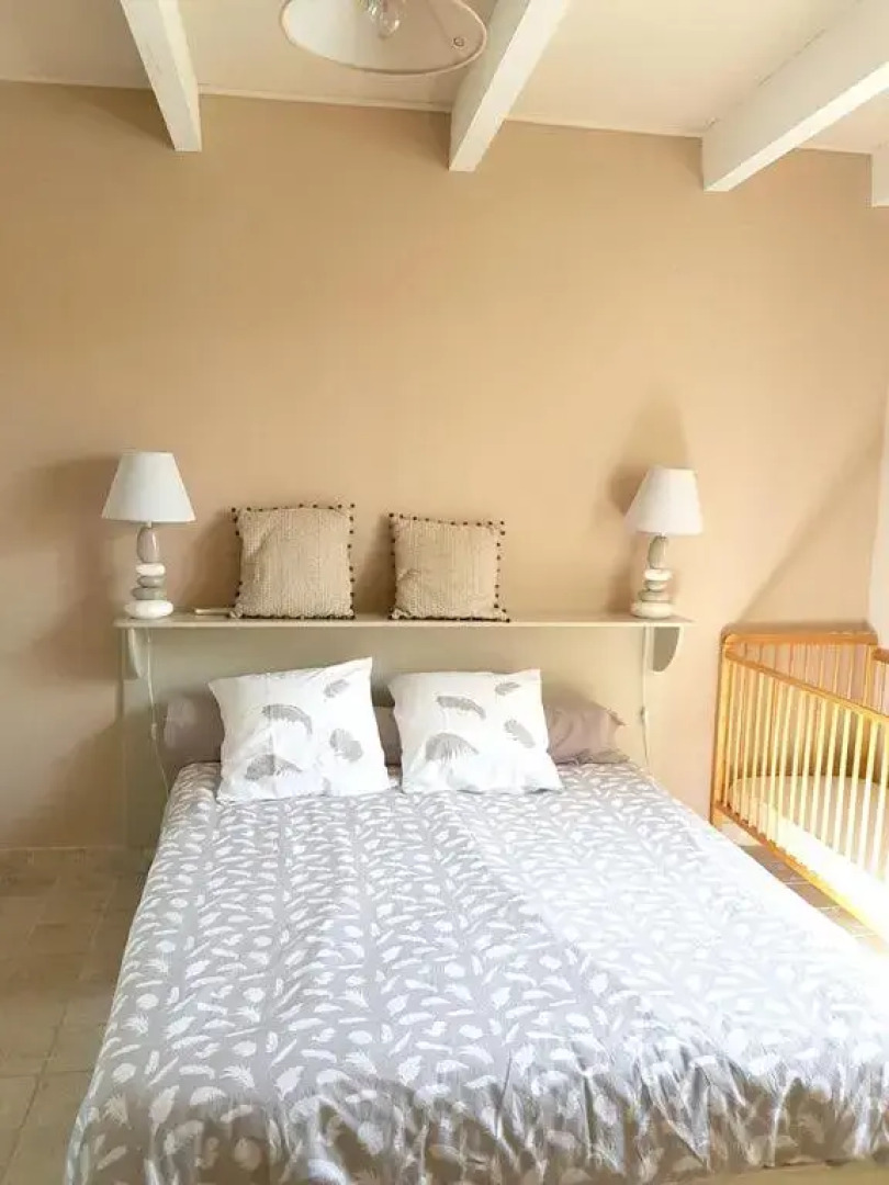 Maison de 2 chambres avec piscine partagee jardin clos et wifi a Aubignan