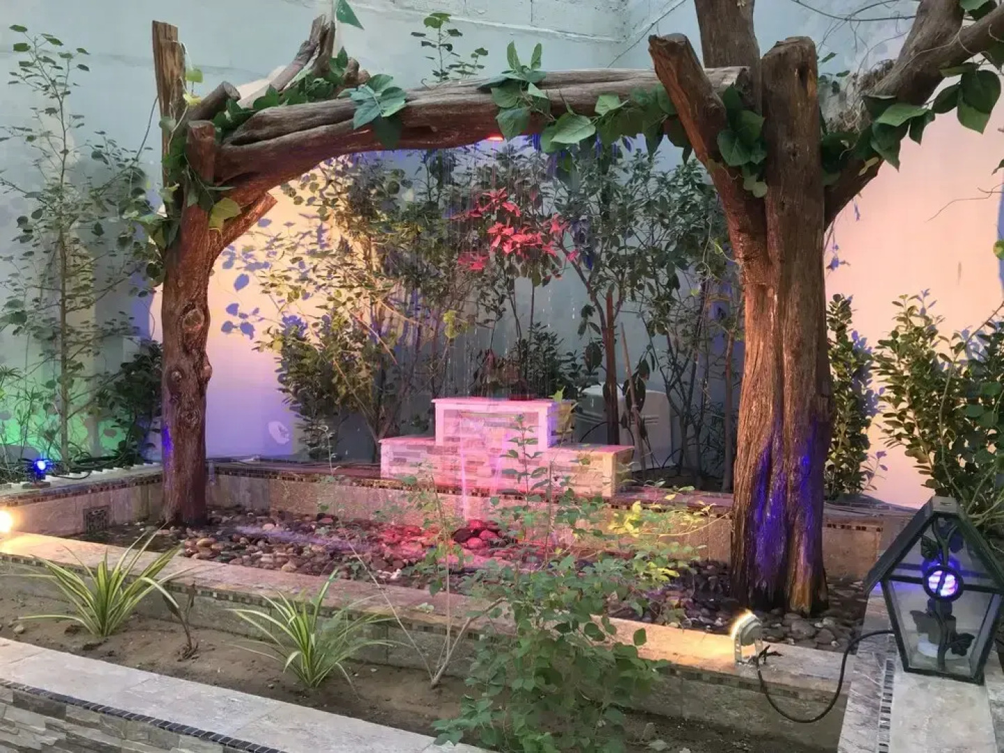 Wooden Water Fall Chalet