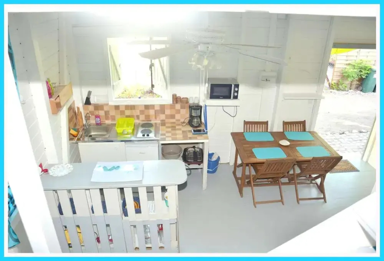 Apartment With one Bedroom in Le Carbet, With Wonderful sea View, Encl