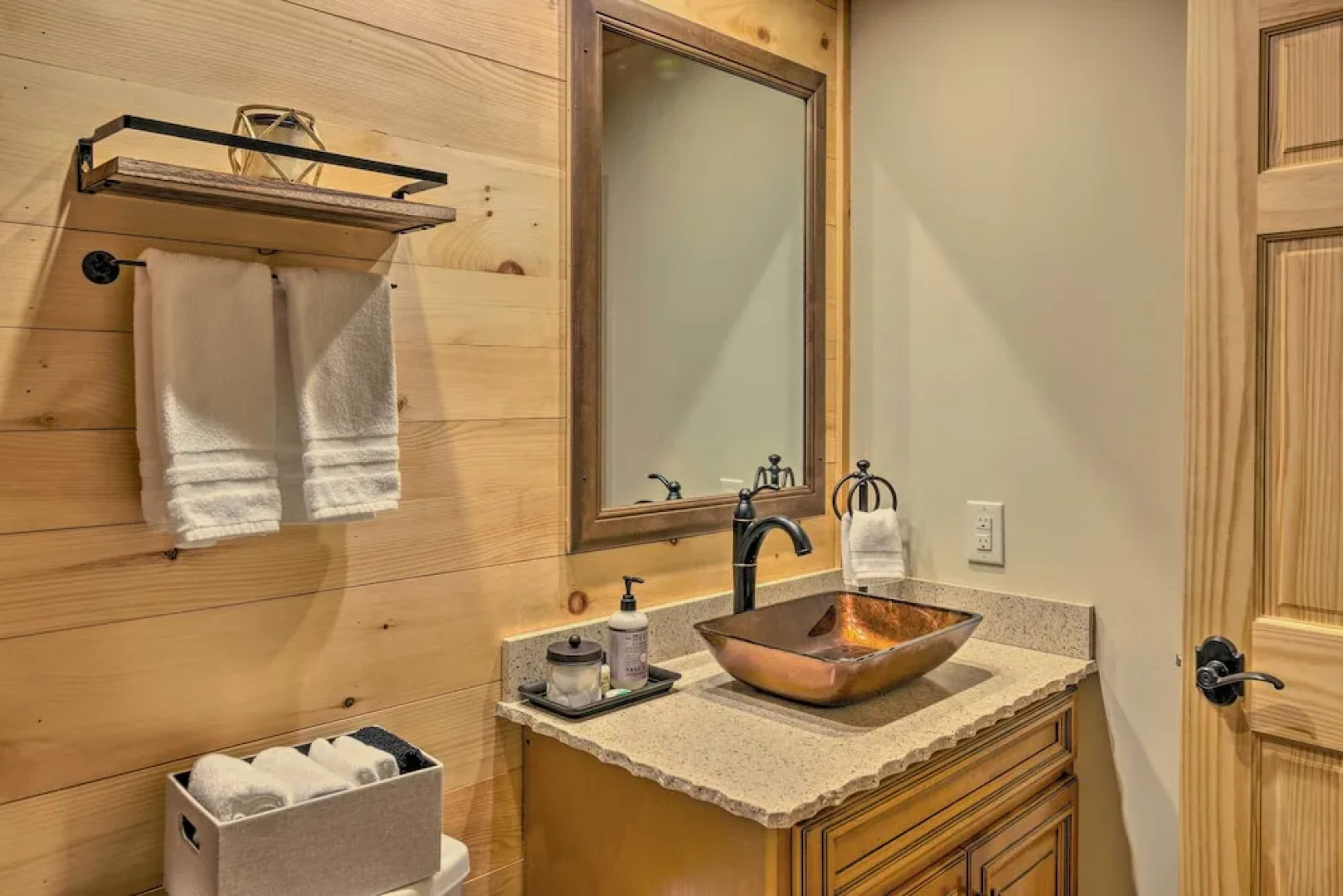 Deck & Views: Hendersonville Cabin, Roads Are Open